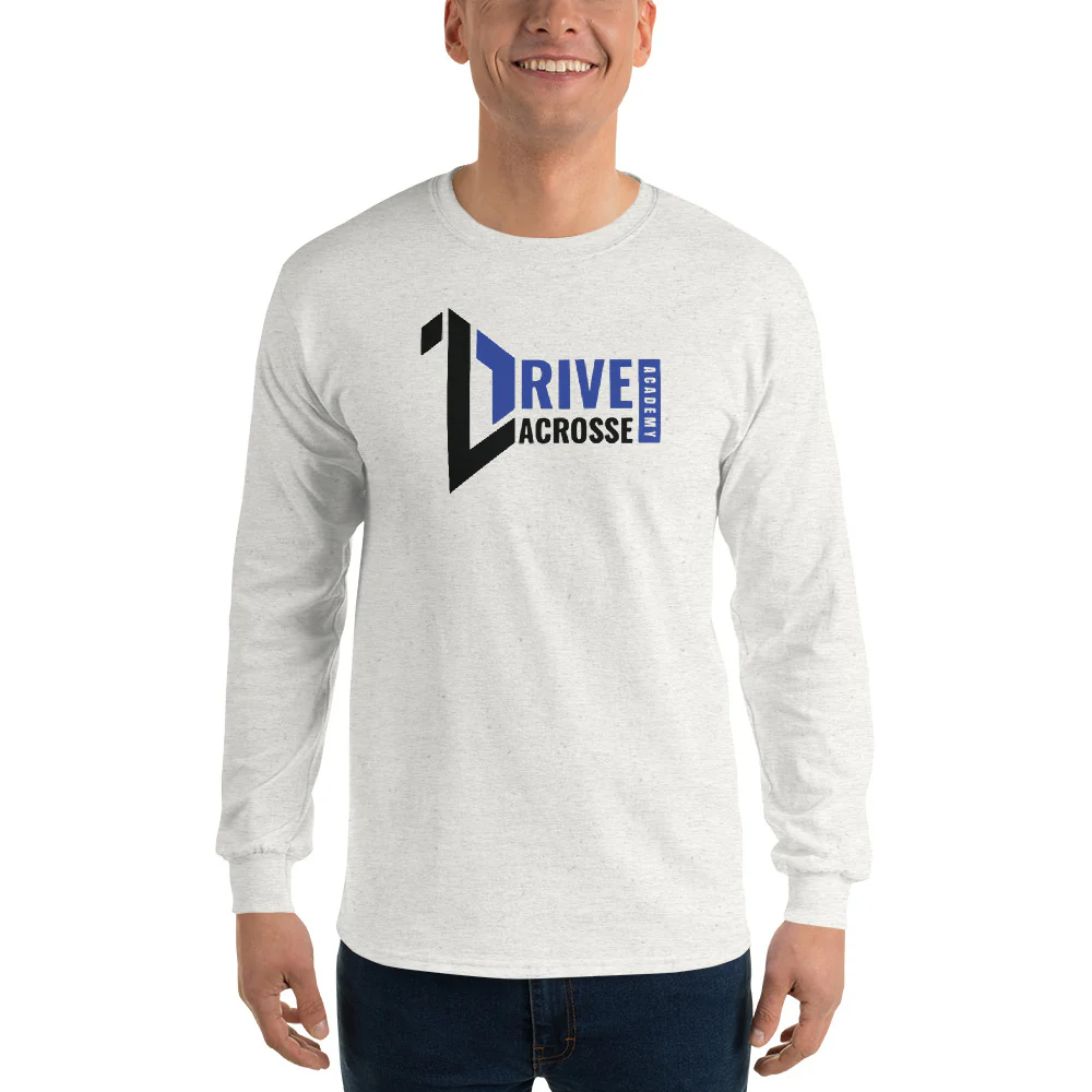 Drive Lacrosse Men's Long Sleeve Shirt (Back Print) - Image 3