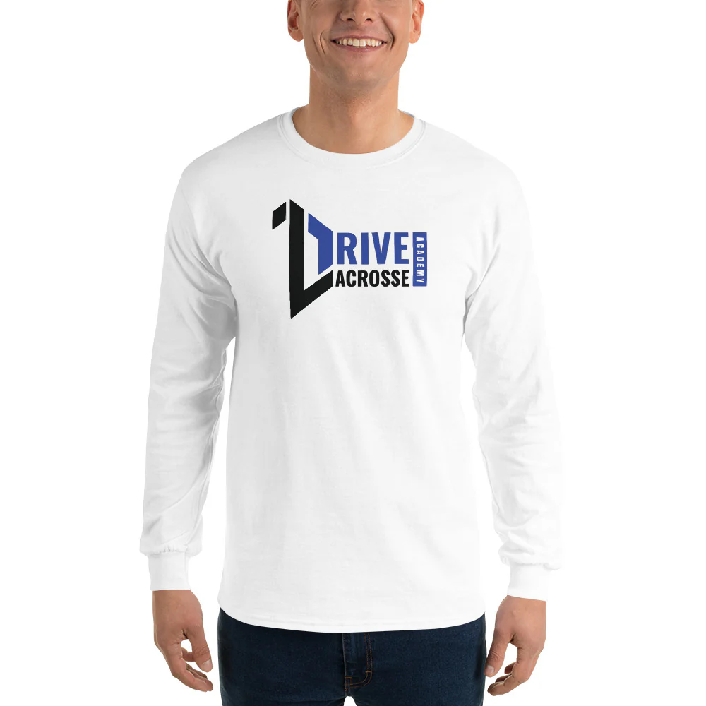 Drive Lacrosse Men's Long Sleeve Shirt (Back Print) - Image 5
