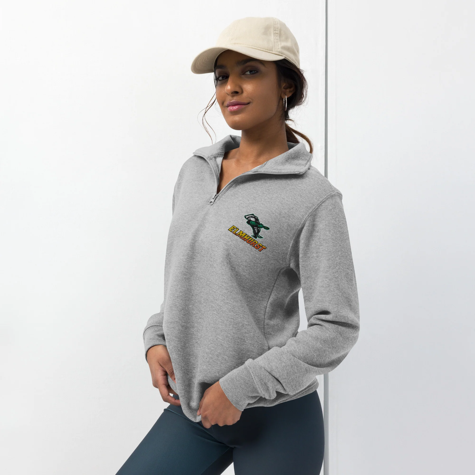 Elmhurst Unisex fleece pullover - Image 5