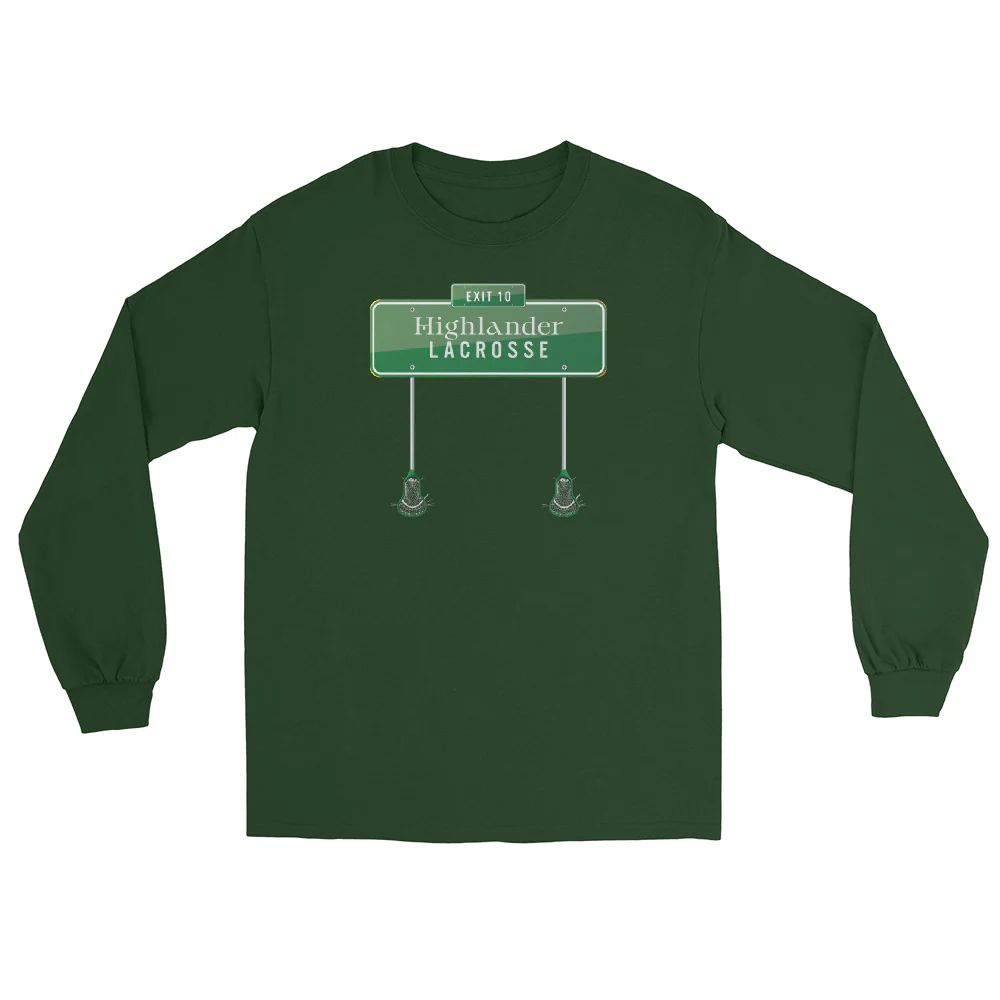 Exit 10 Highlander Menās Long Sleeve Shirt - Image 3