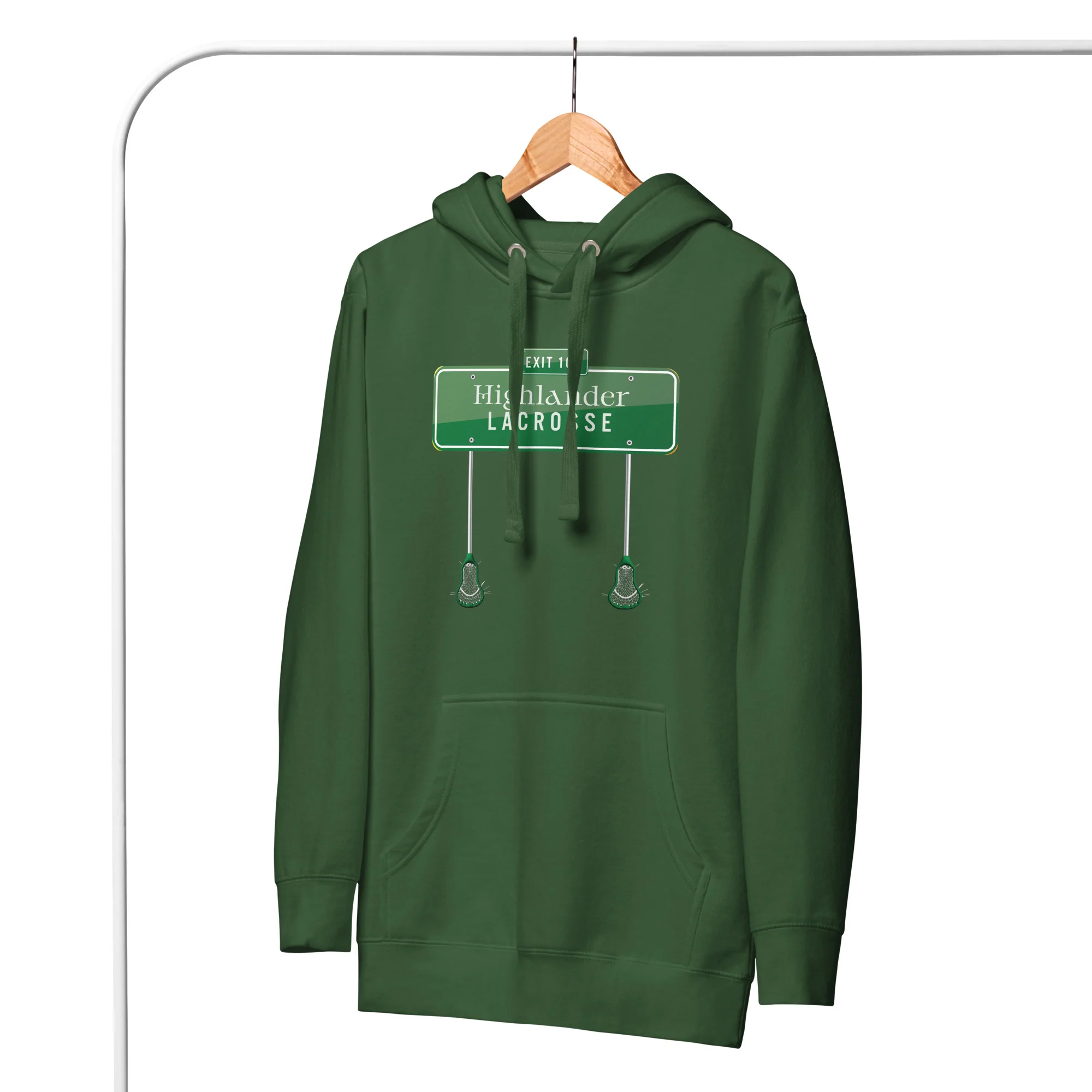 Exit 10 Highlander Unisex Hoodie - Image 3