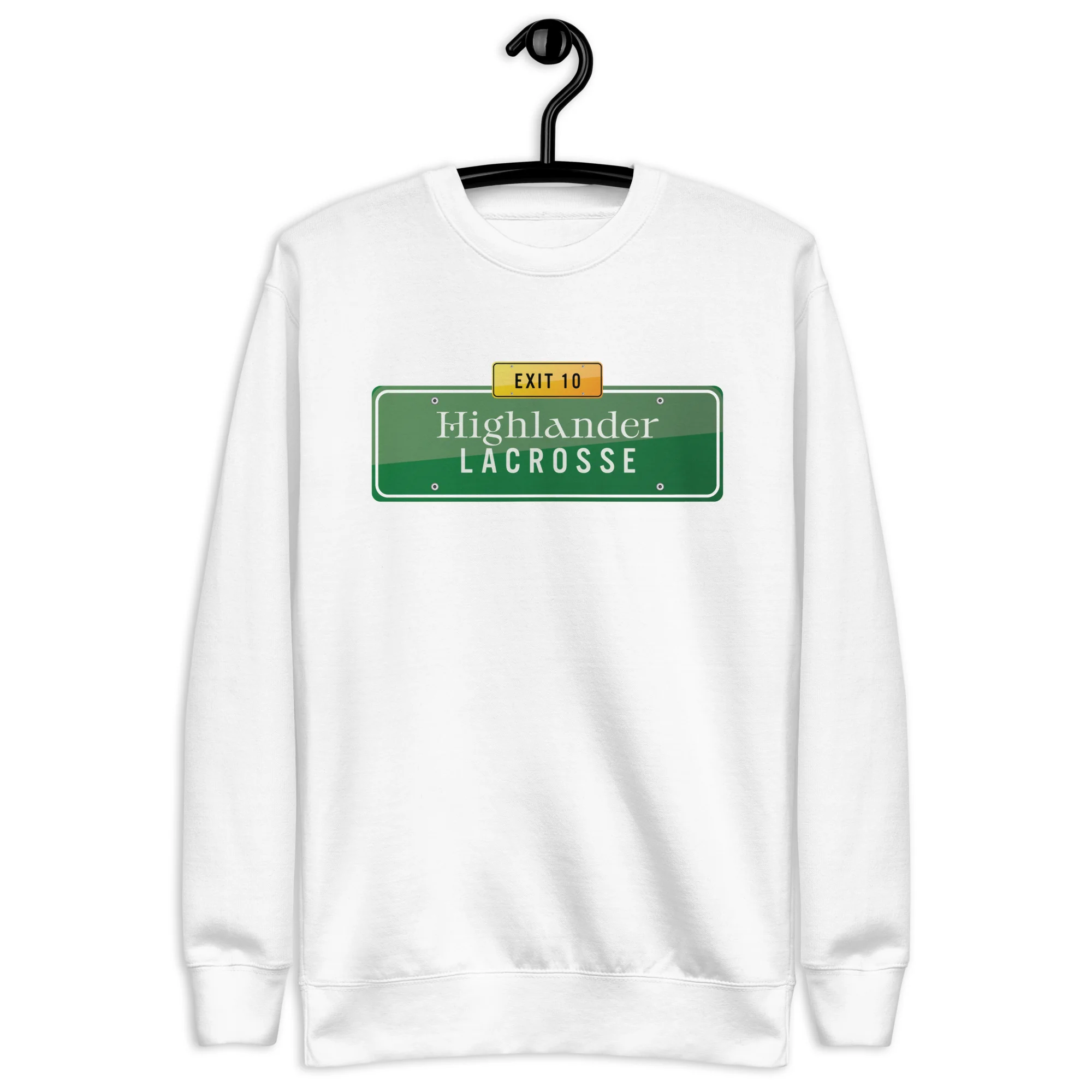 Exit 10 Highlander Unisex Premium Sweatshirt - Image 4