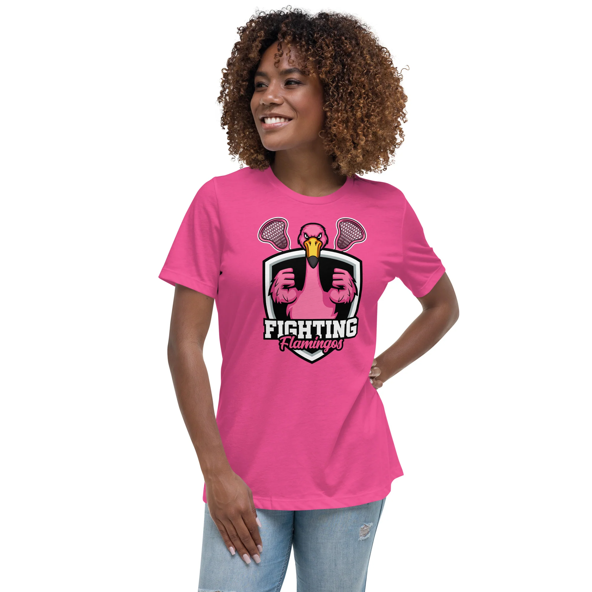 Flamingos Women's Relaxed T-Shirt - Image 6