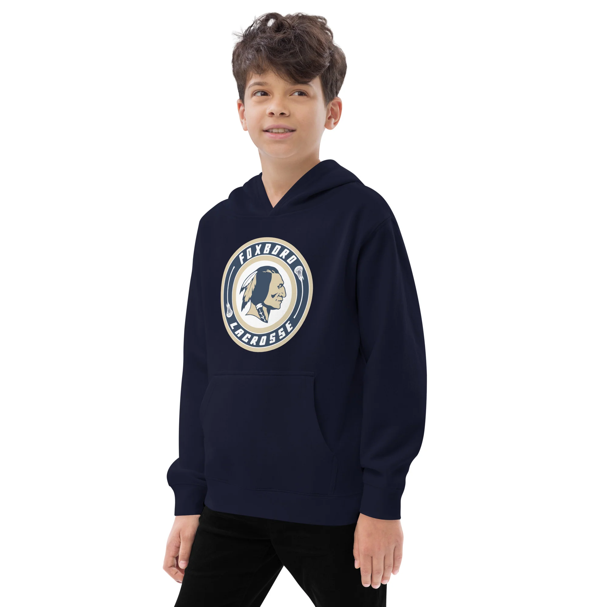 Foxboro Youth fleece hoodie - Image 3