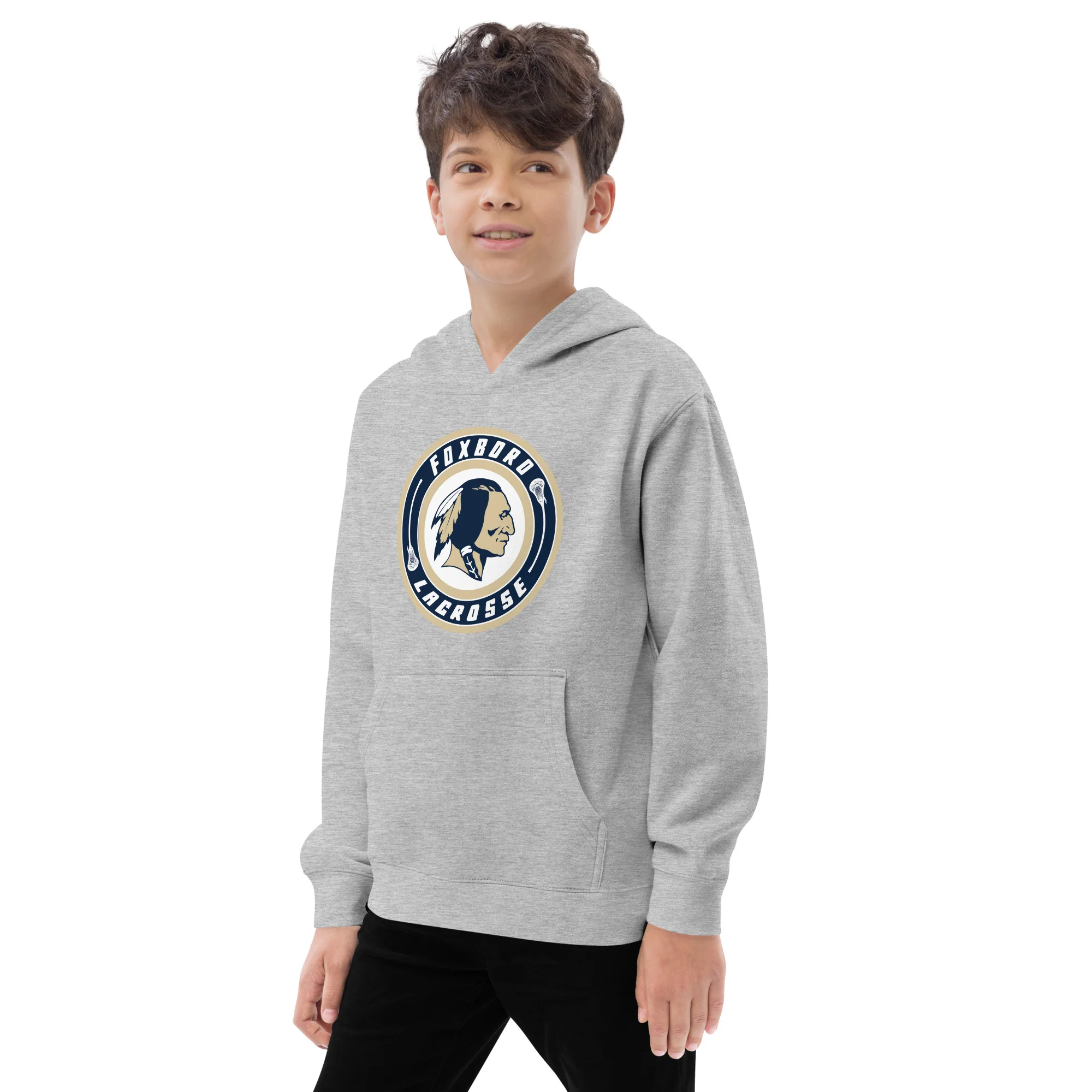 Foxboro Youth fleece hoodie - Image 4