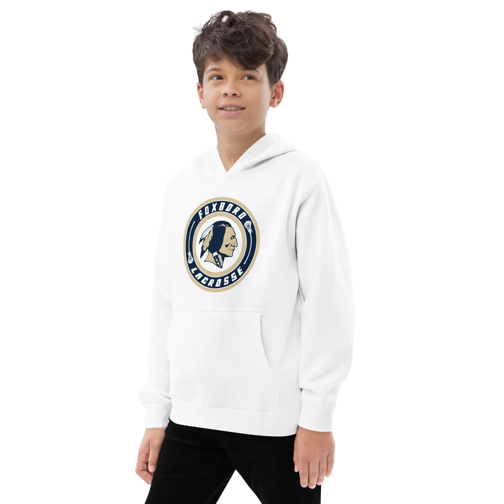 Foxboro Youth fleece hoodie - Image 6
