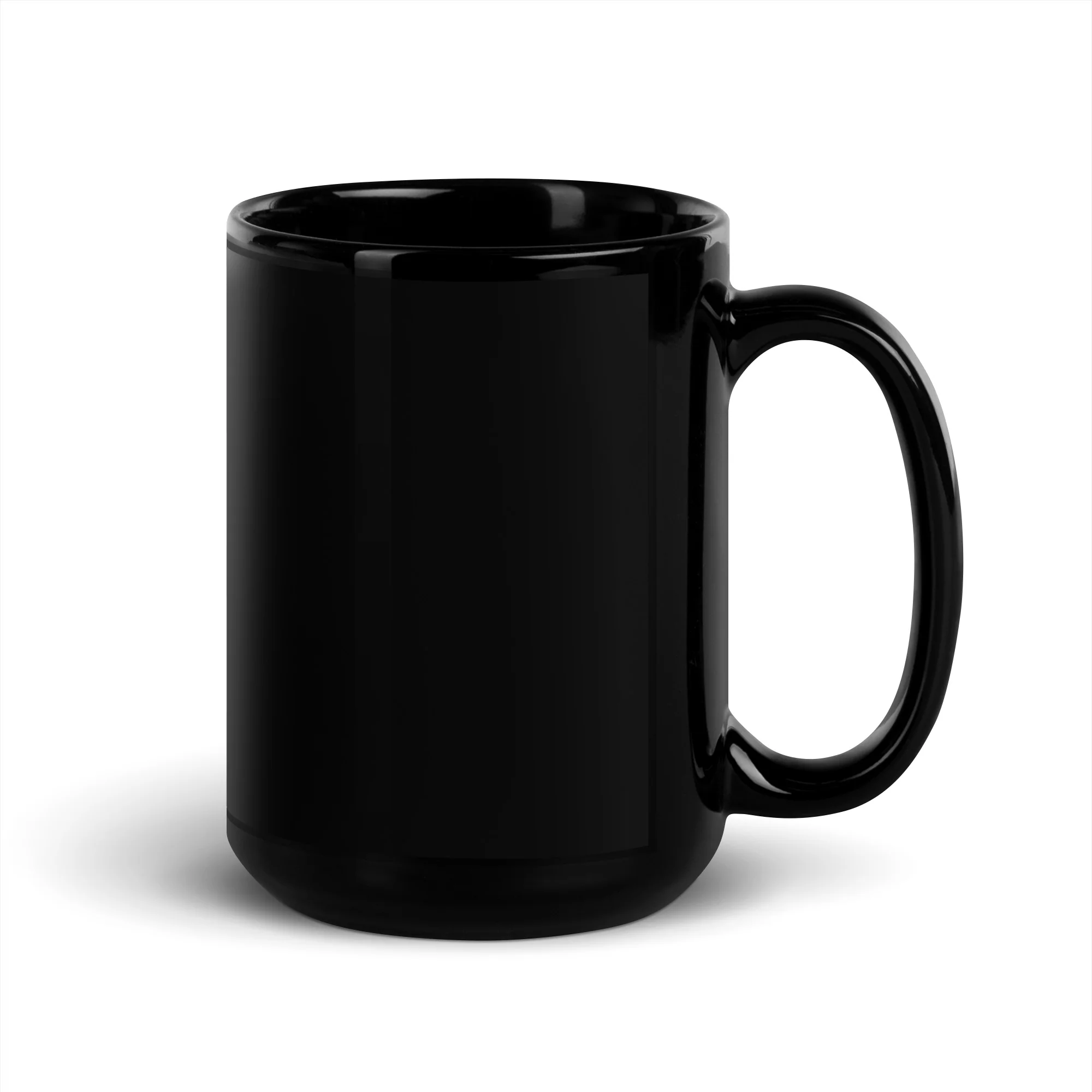 Franklin Black Glossy Mug - Image 5