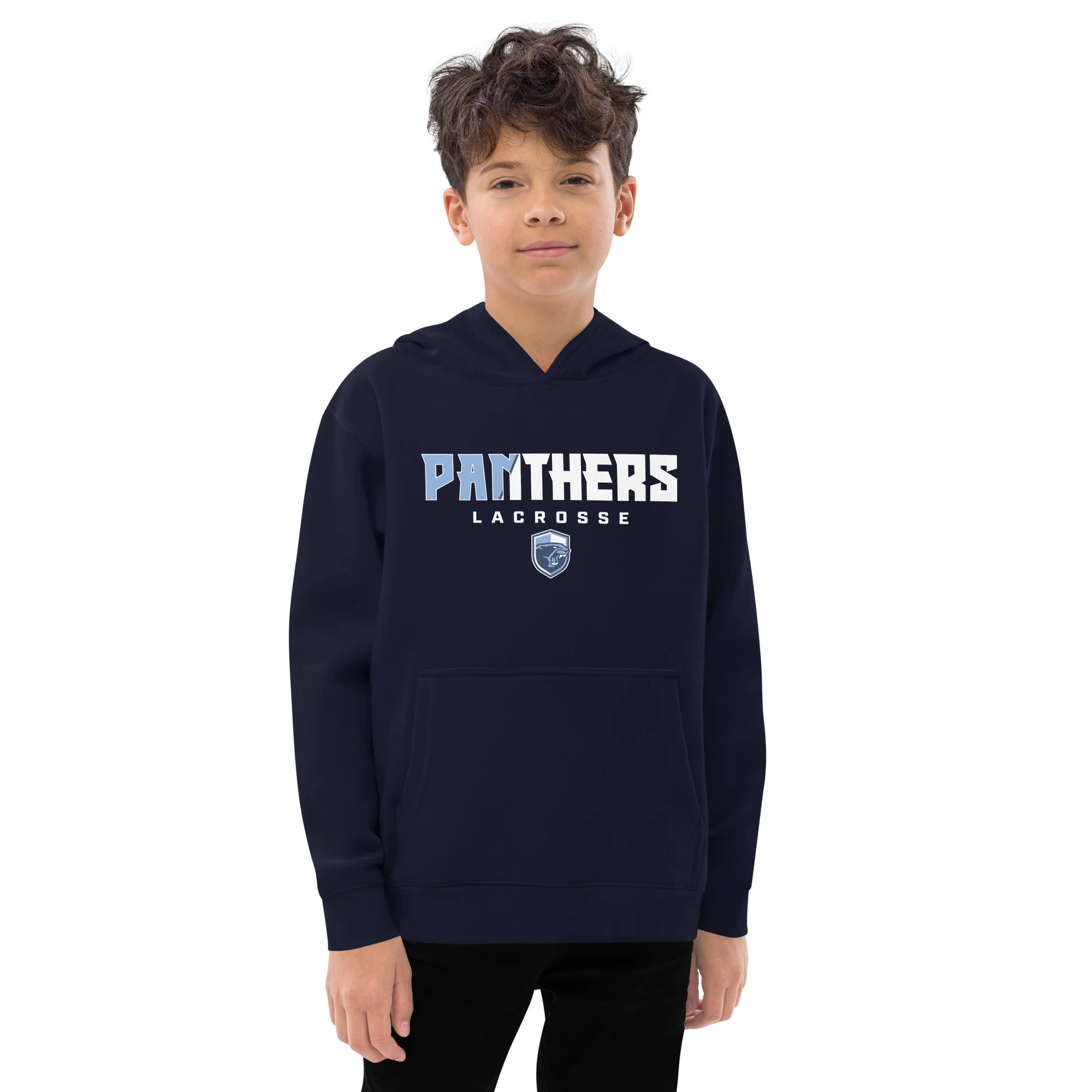 Franklin Text Youth Fleece Hoodie - Image 2