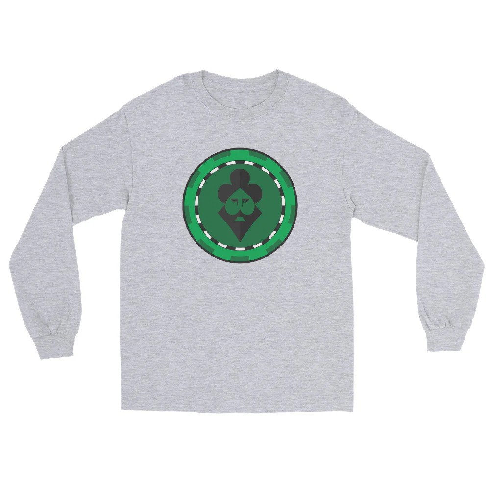 Gamblers Chip Menās Long Sleeve Shirt - Image 4