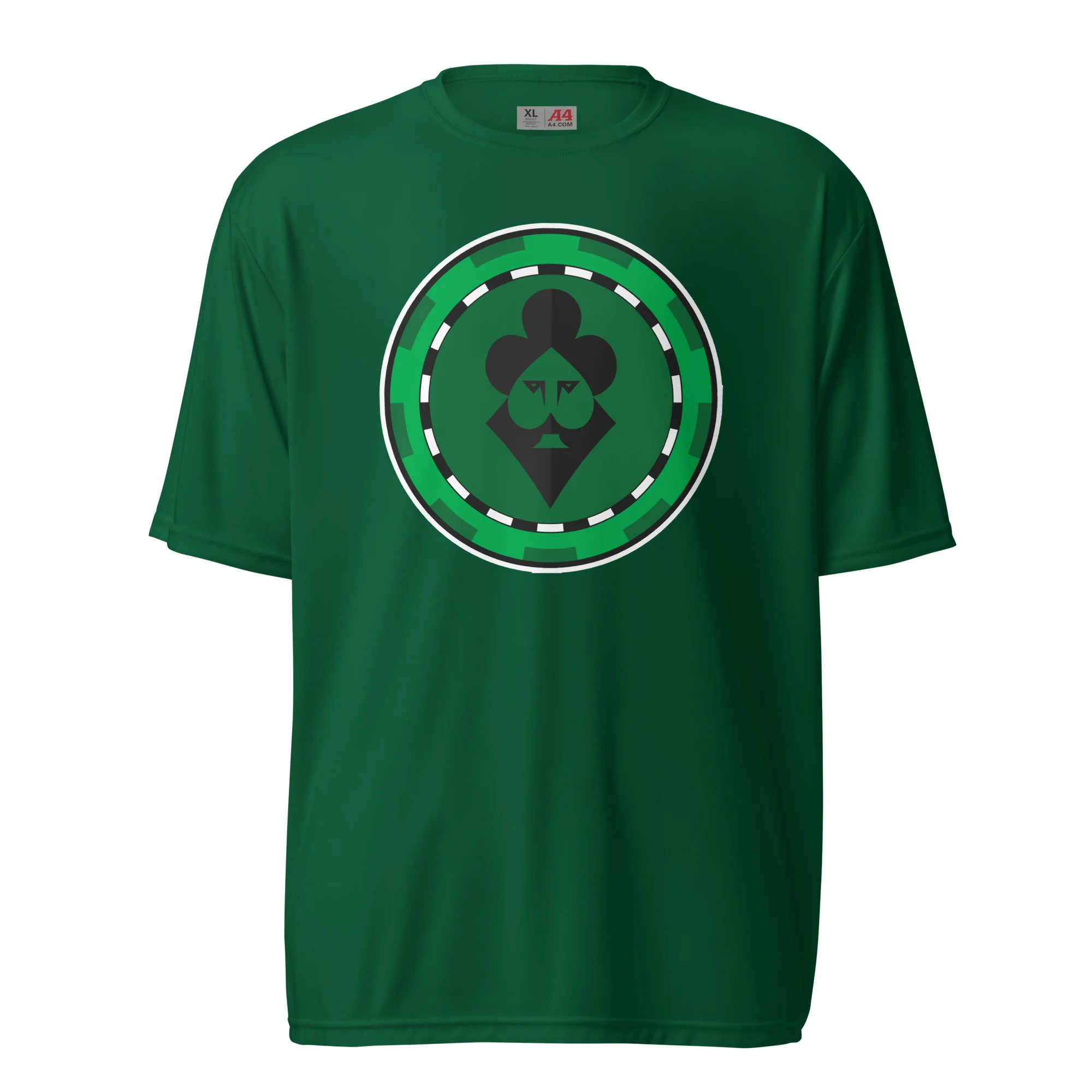 Gamblers Chip Unisex Performance T-Shirt - Image 3
