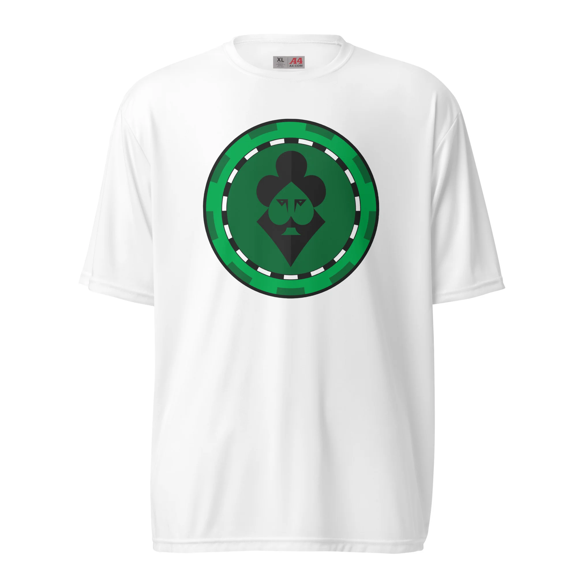 Gamblers Chip Unisex Performance T-Shirt - Image 4