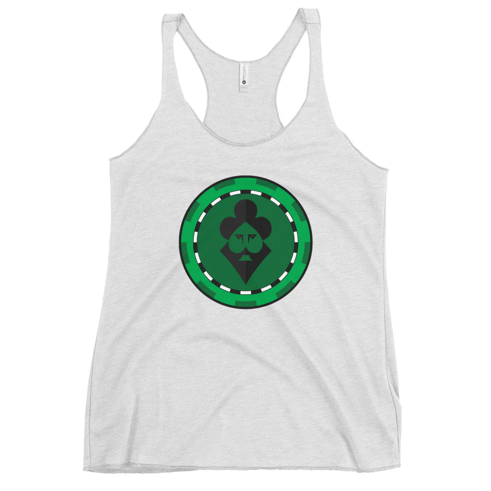 Gamblers Chip Women's Racerback Tank - Image 3