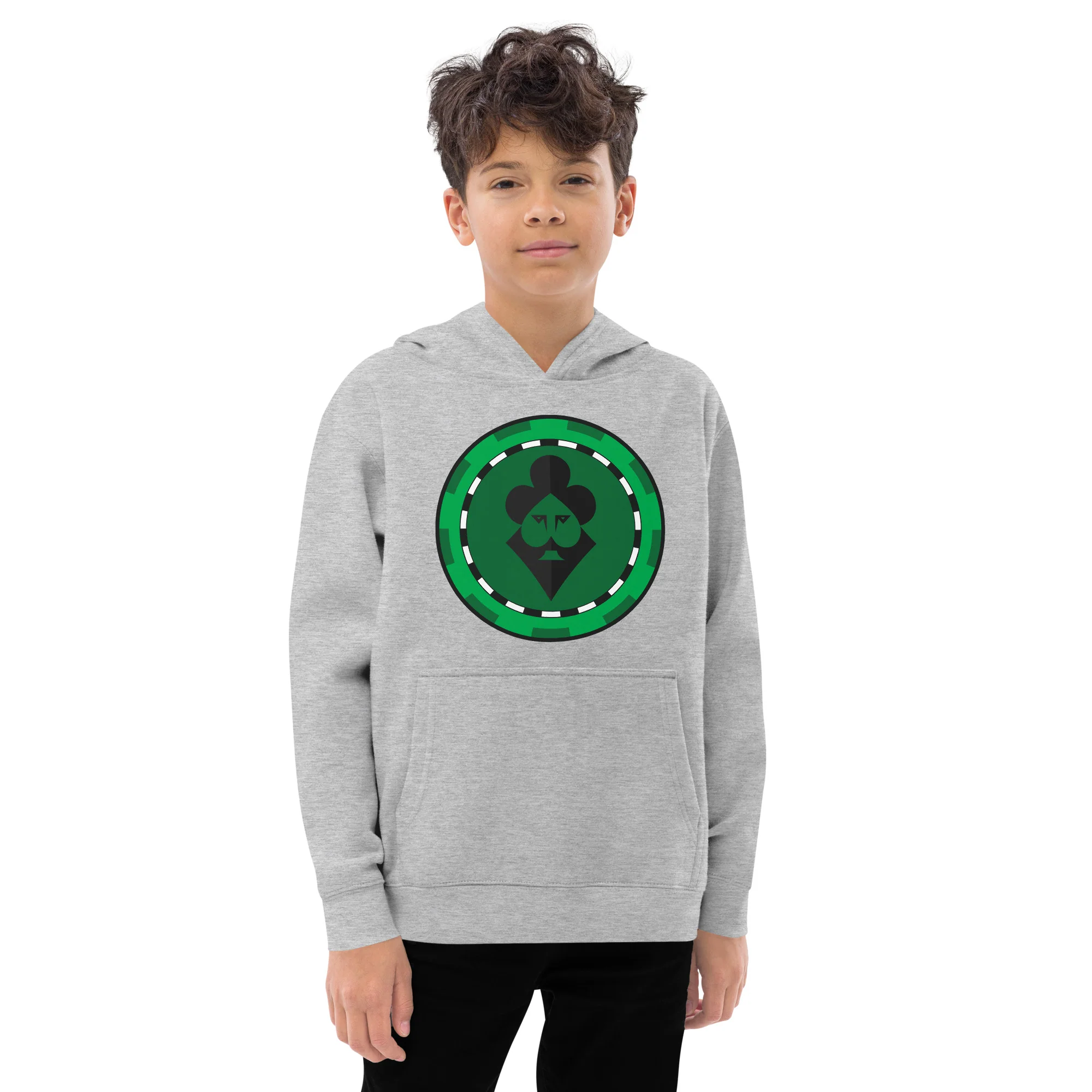 Gamblers Chip Youth Fleece Hoodie - Image 2