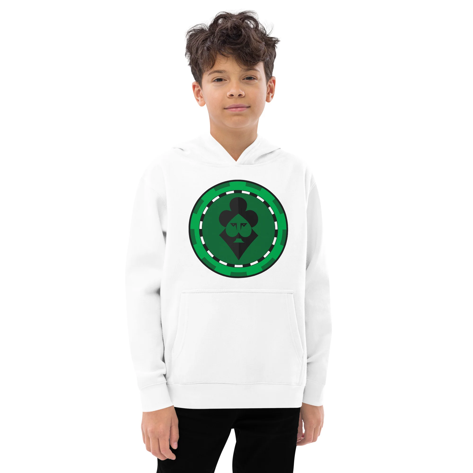 Gamblers Chip Youth Fleece Hoodie - Image 3