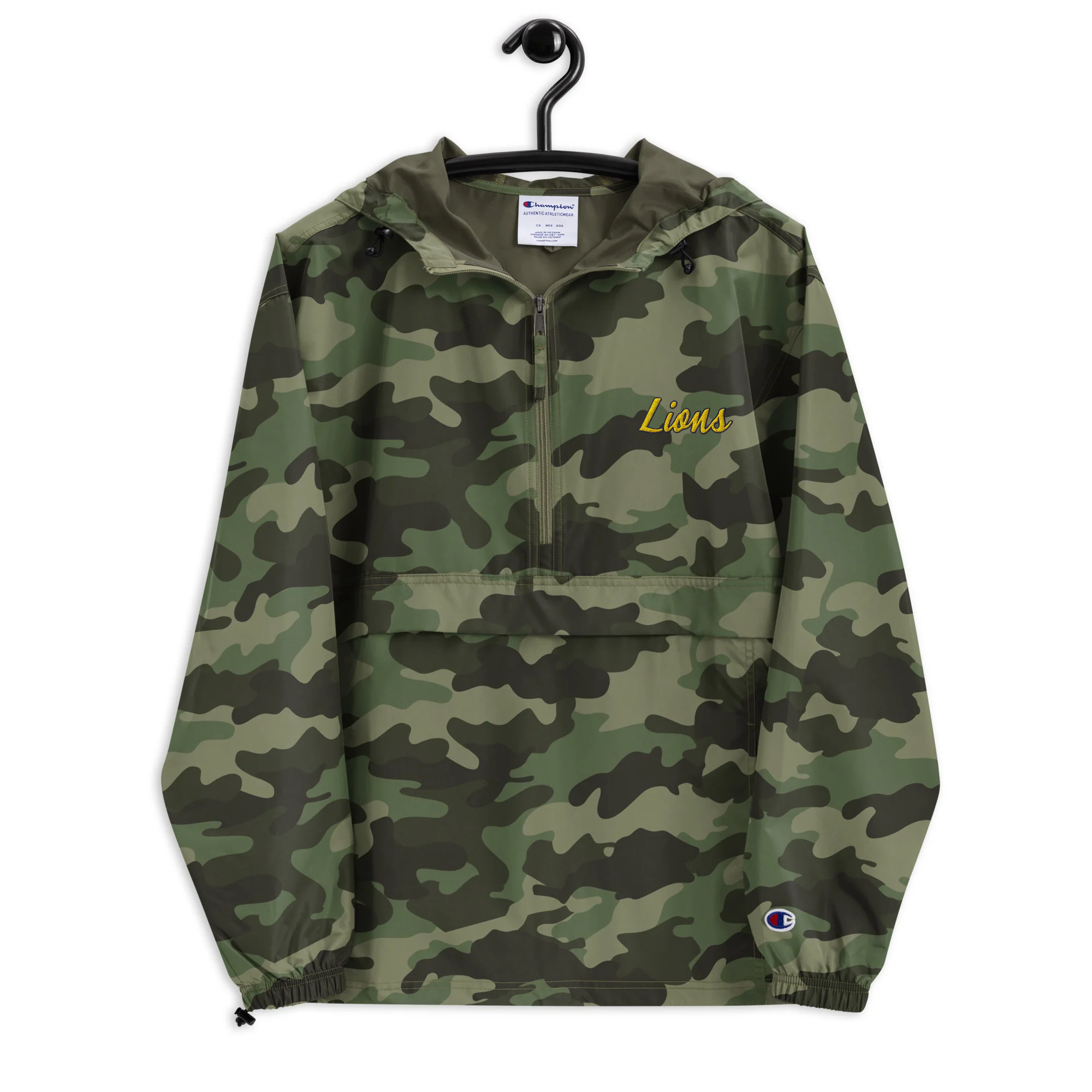General Brown Embroidered Champion Jacket - Image 2