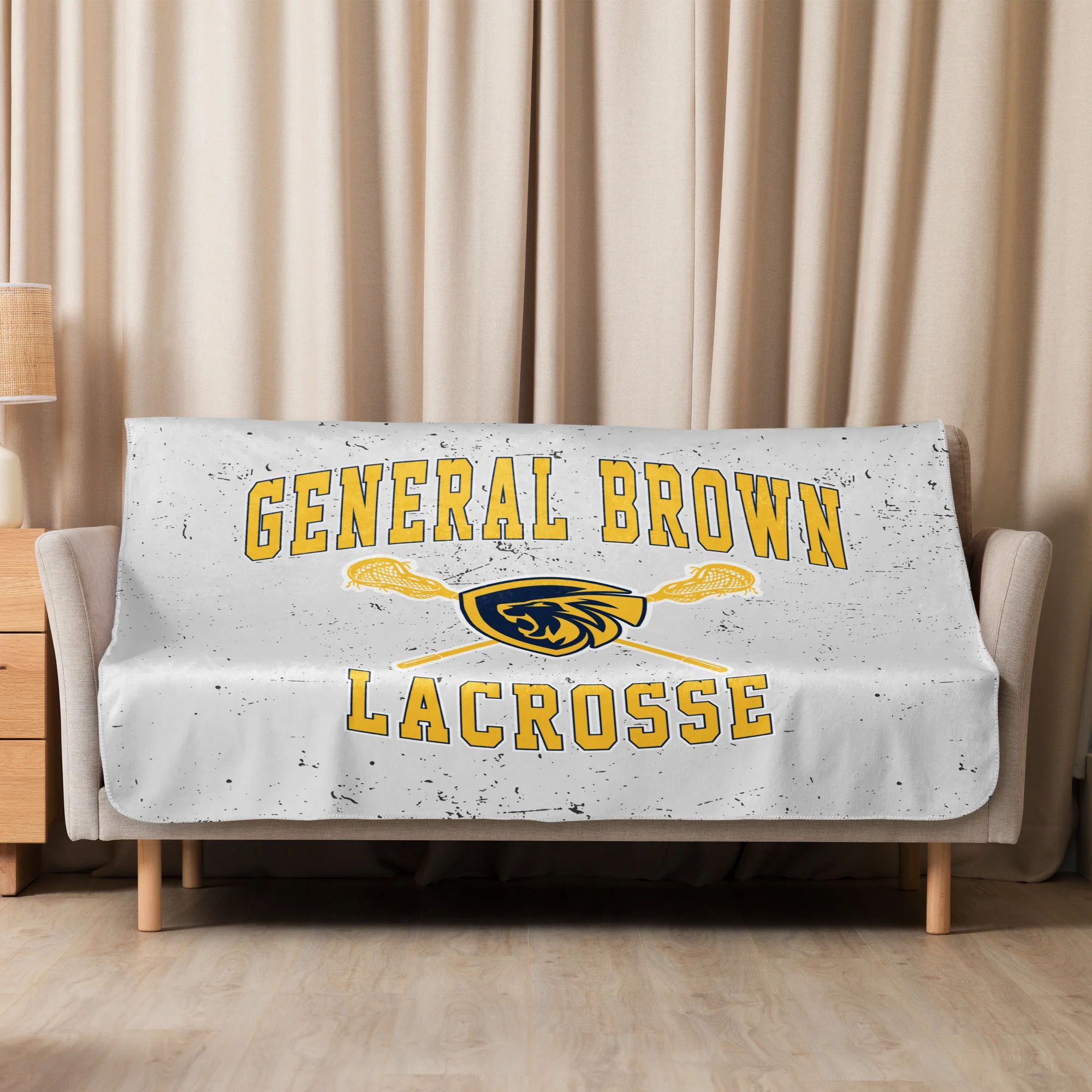 General Brown Sherpa Blanket - Image 2