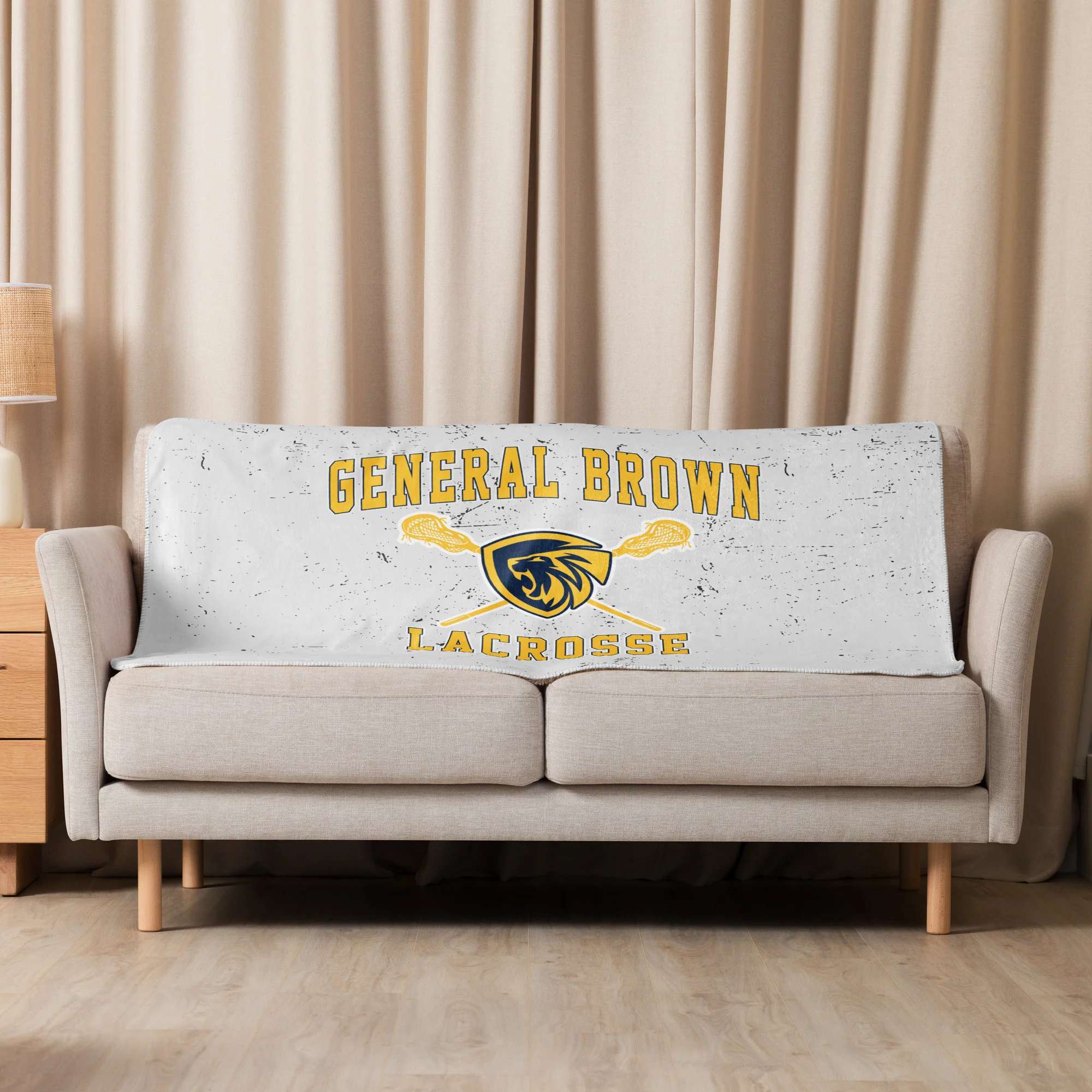 General Brown Sherpa Blanket - Image 3