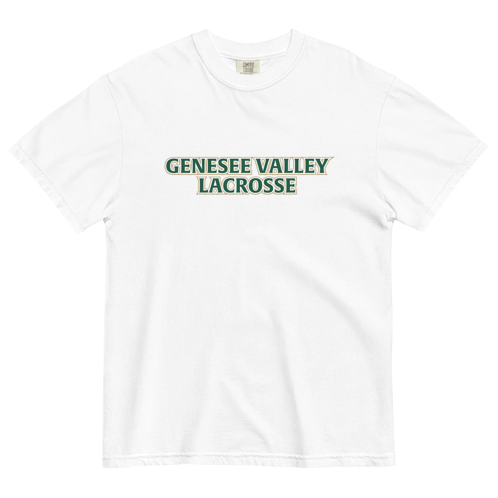 Genesee Valley Text Unisex Garment-dyed T-Shirt - Image 4