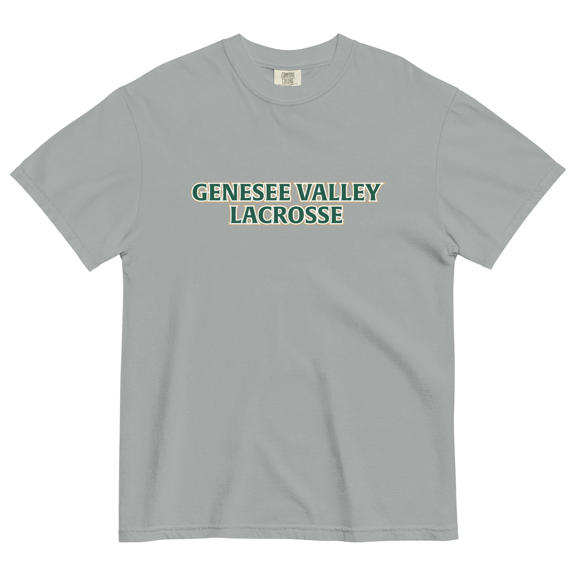 Genesee Valley Text Unisex Garment-dyed T-Shirt - Image 5