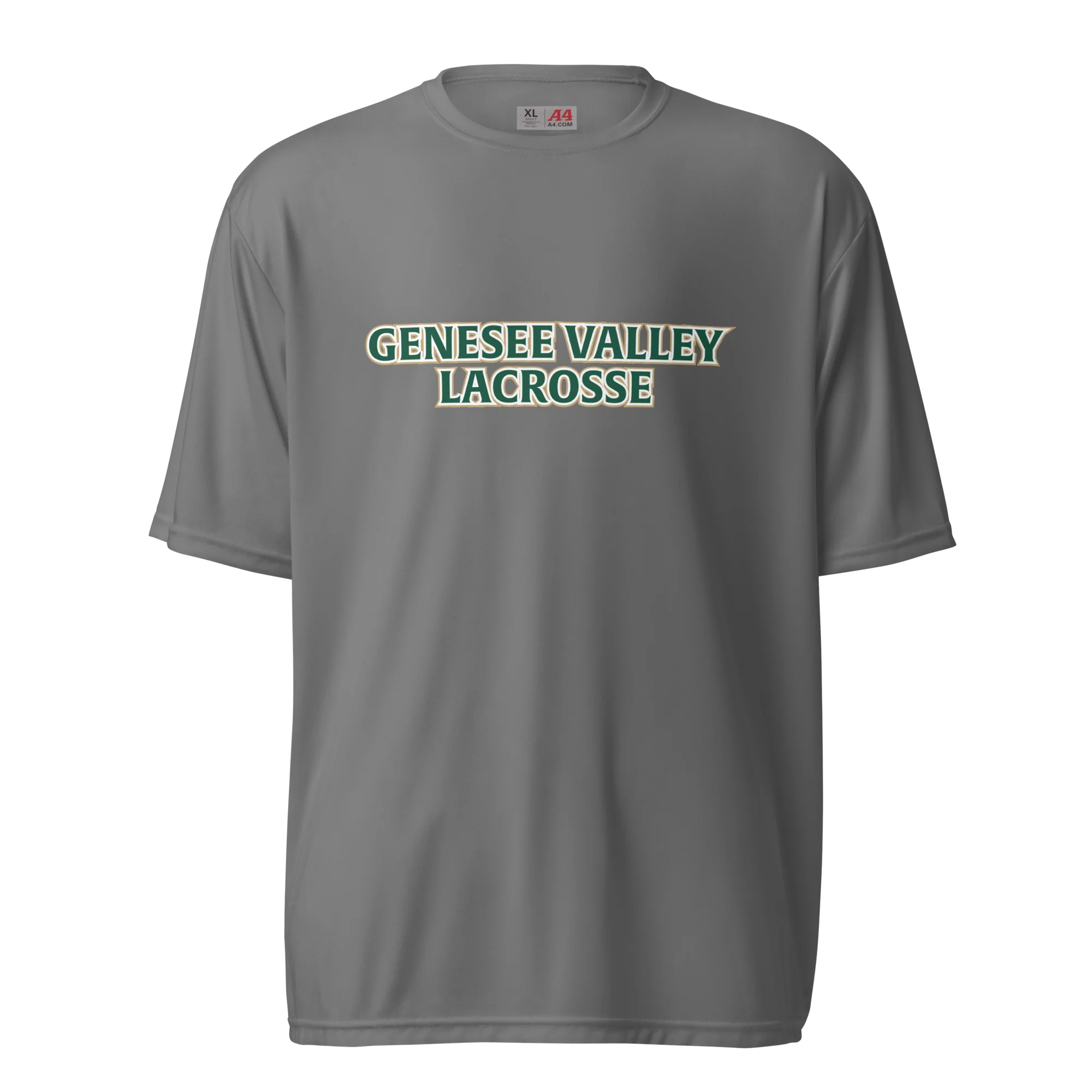 Genesee Valley Text Unisex Performance T-Shirt - Image 3