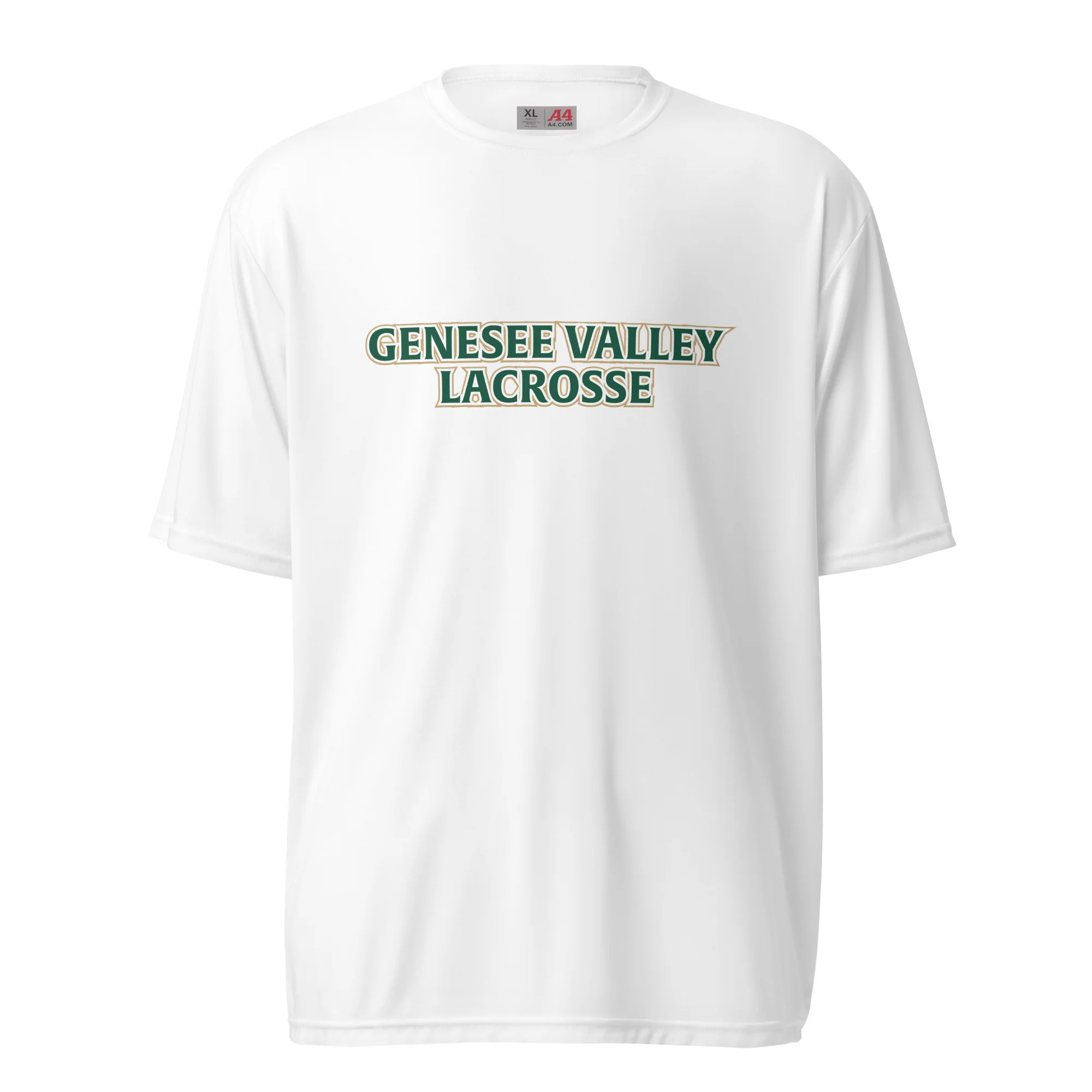 Genesee Valley Text Unisex Performance T-Shirt - Image 4