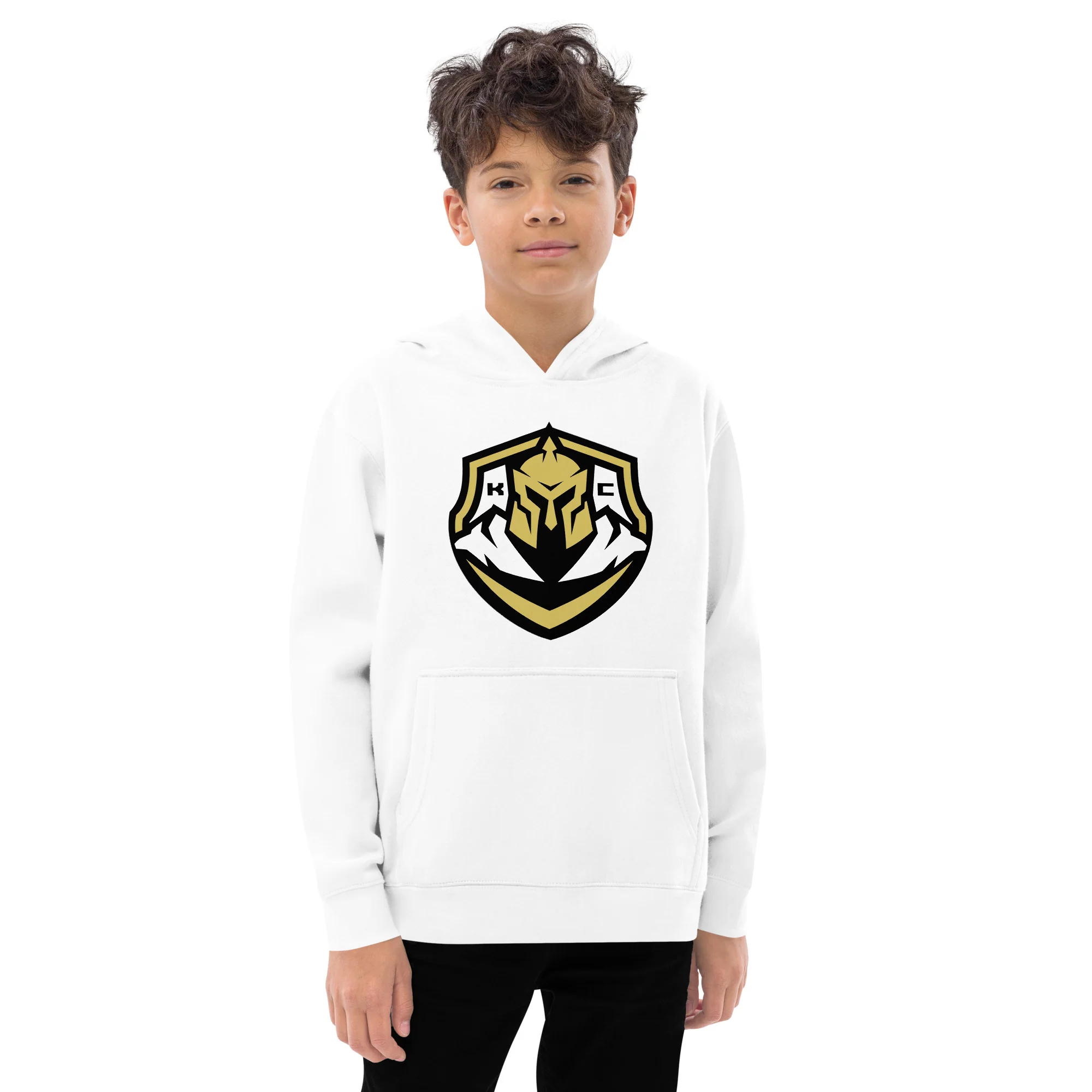 Gladiators Logo Youth Fleece Hoodie - Image 3