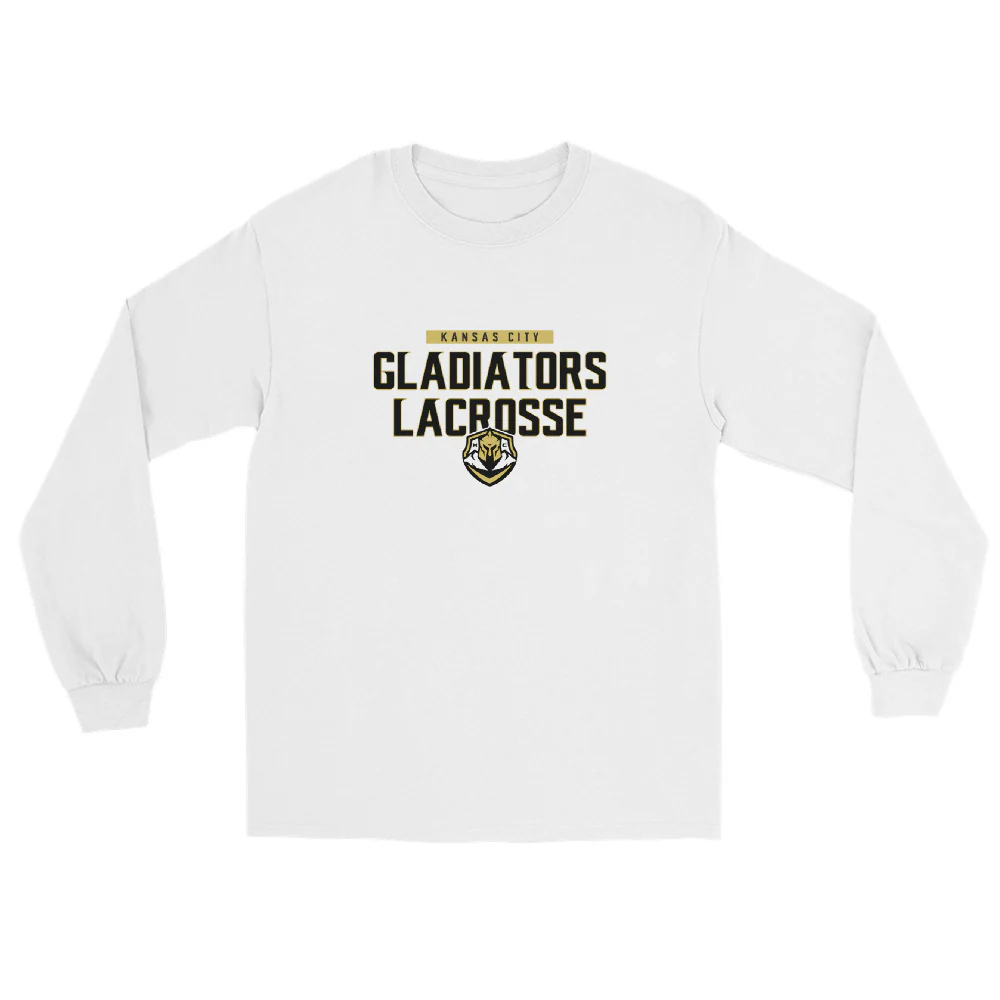 Gladiators Text Menās Long Sleeve Shirt - Image 2