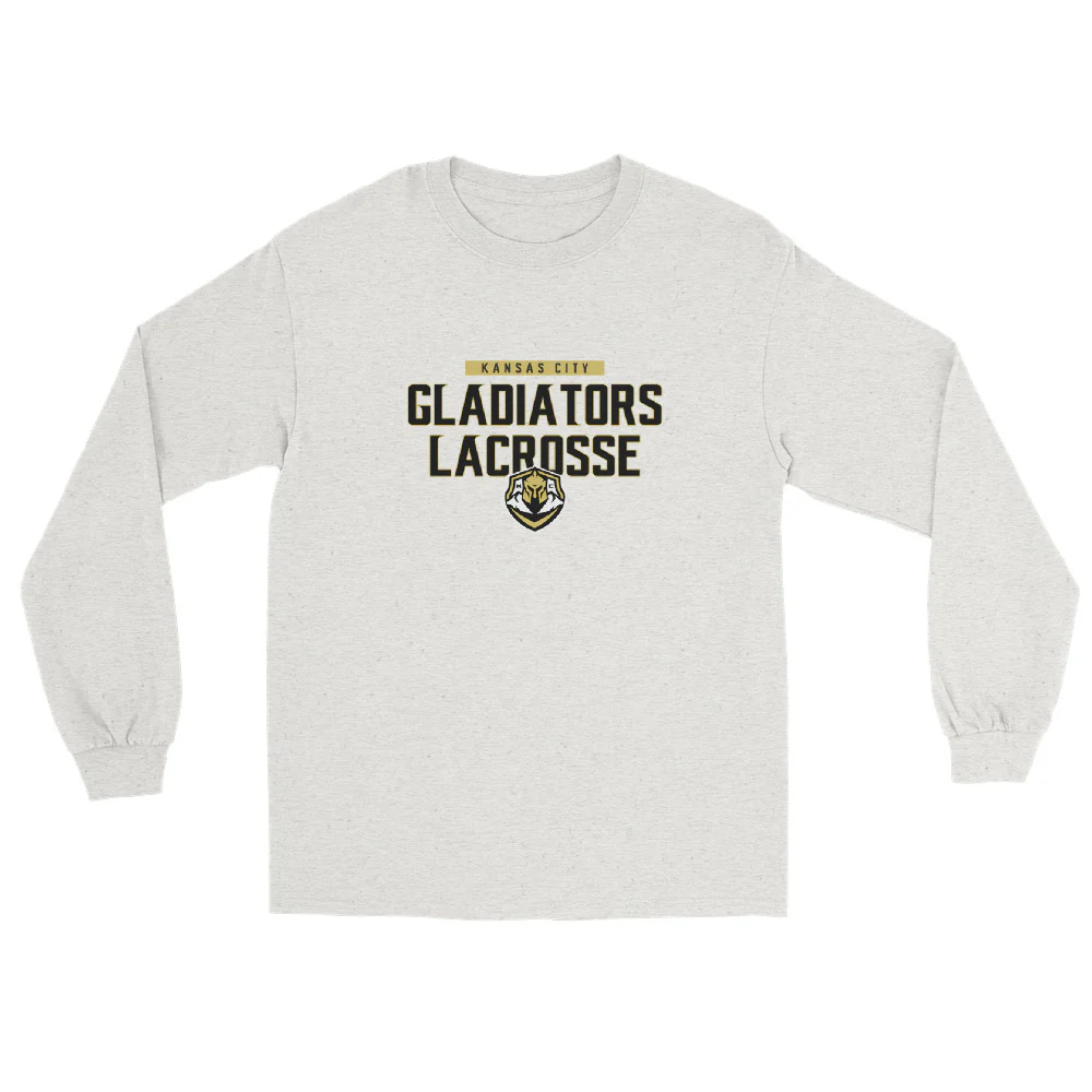 Gladiators Text Menās Long Sleeve Shirt - Image 3