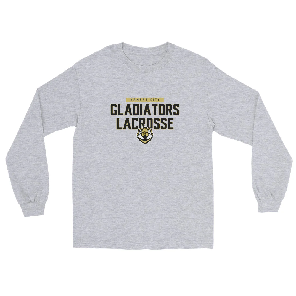 Gladiators Text Menās Long Sleeve Shirt - Image 4