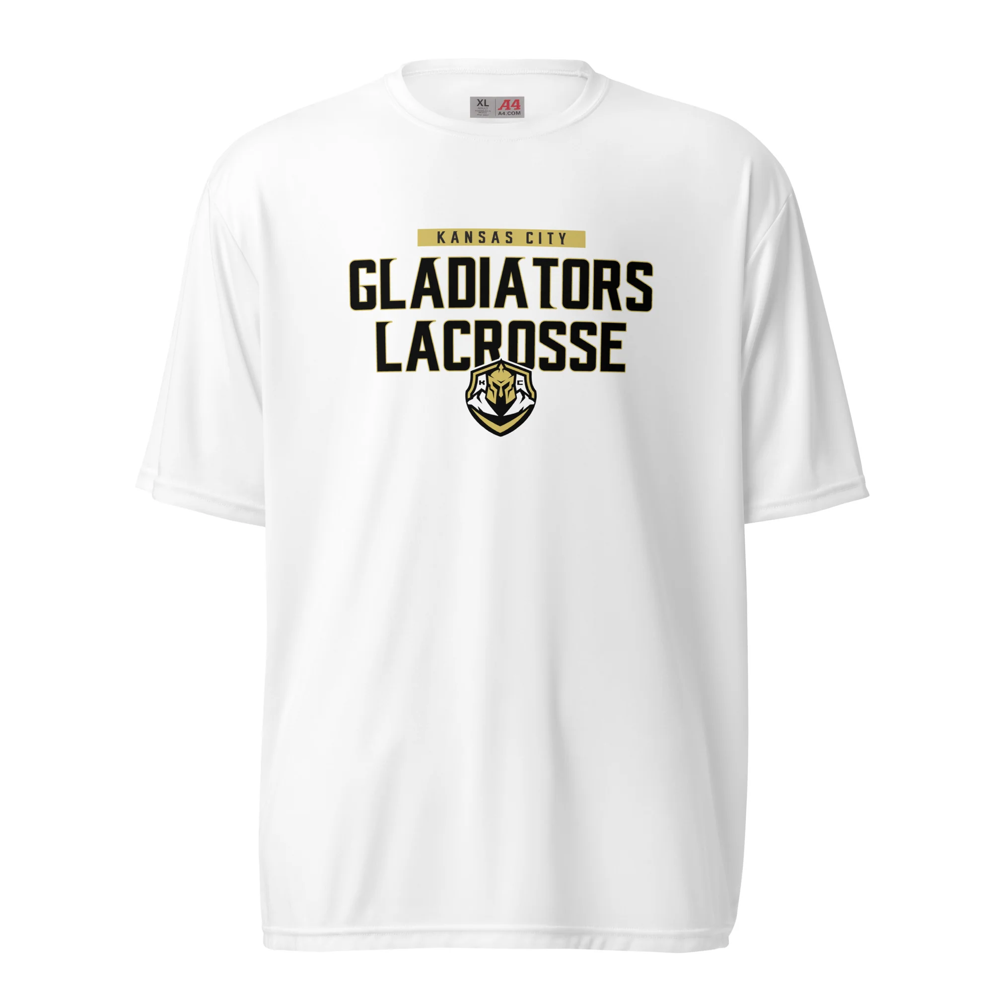 Gladiators Text Unisex Performance T-Shirt - Image 3