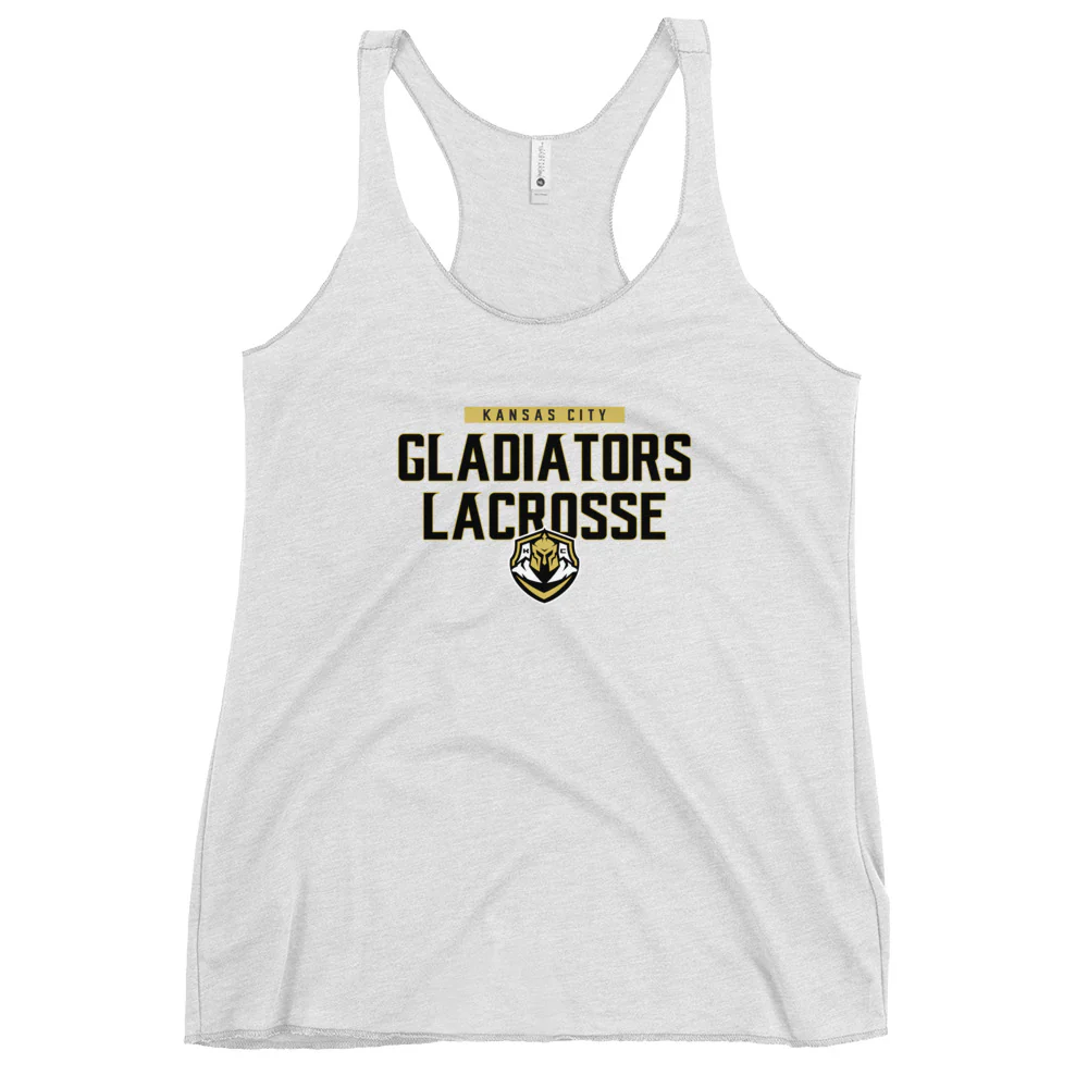 Gladiators Text Women's Racerback Tank - Image 3