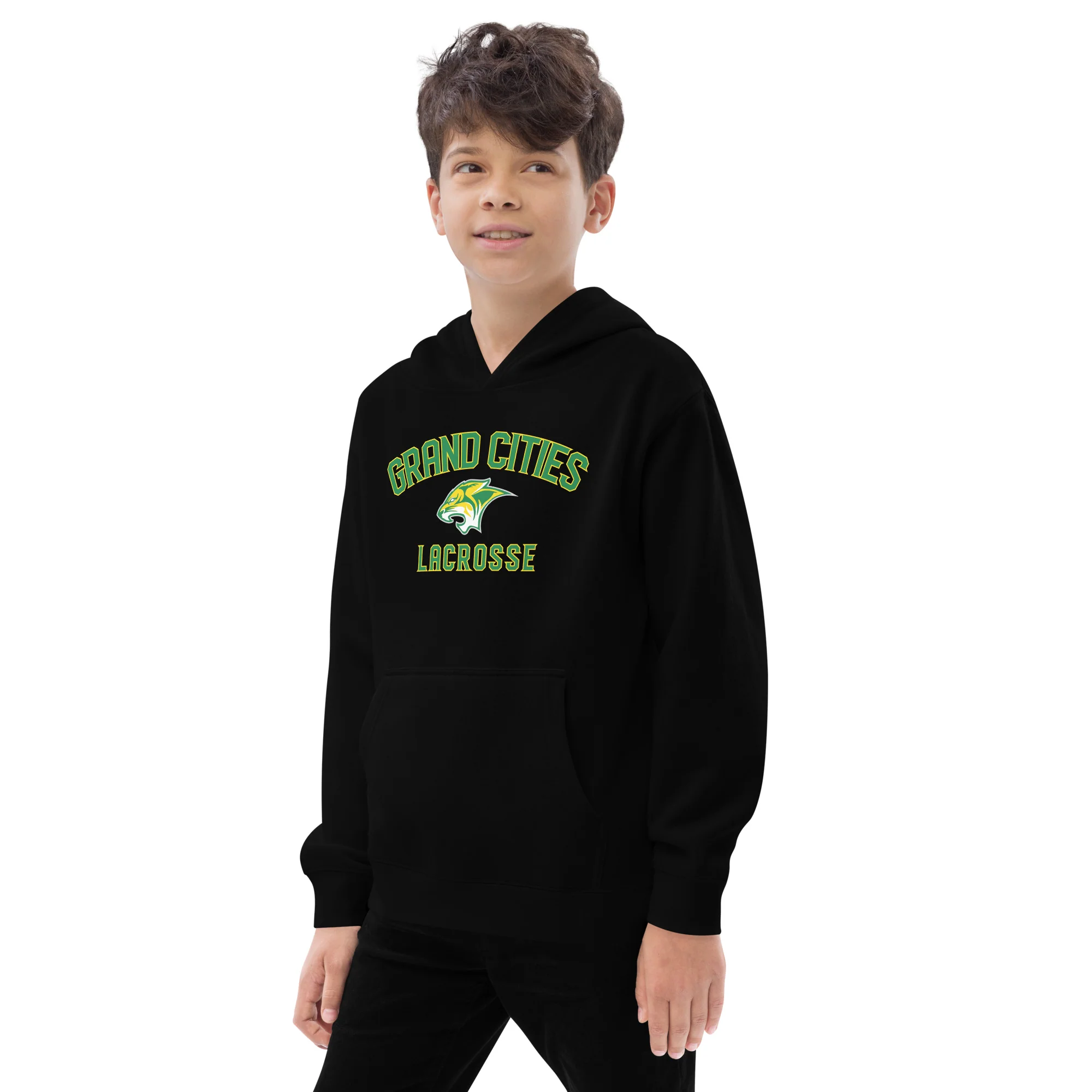 Grand Cities Youth Fleece Hoodie - Image 4