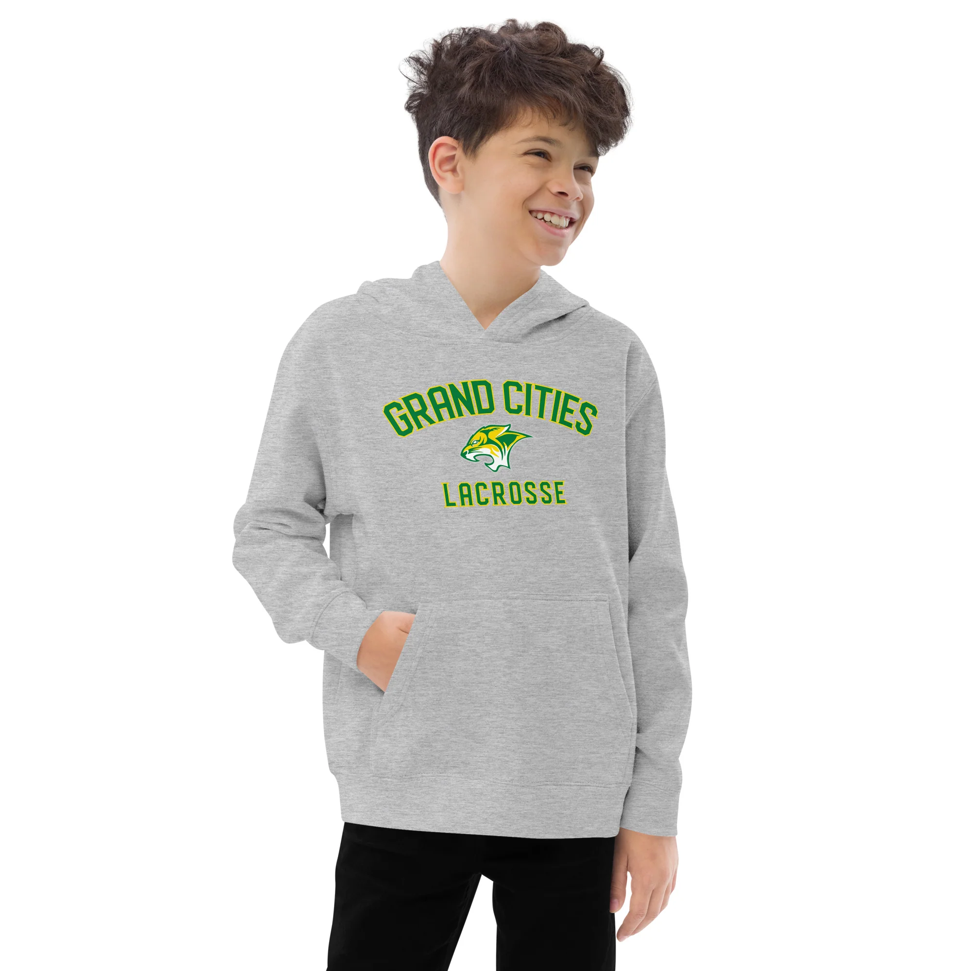 Grand Cities Youth Fleece Hoodie - Image 5