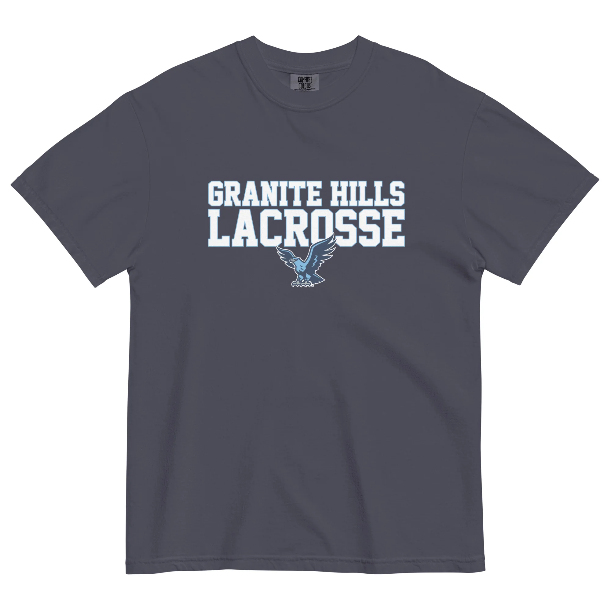 Granite Hills Block Unisex Garment-dyed T-Shirt - Image 3