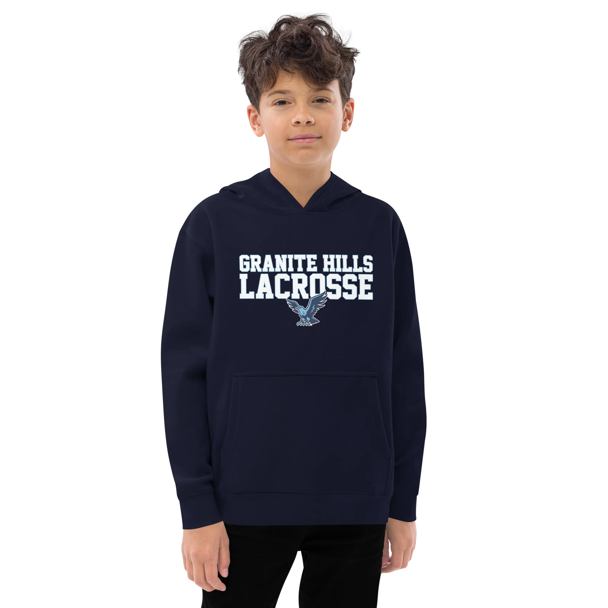 Granite Hills Block Youth Fleece Hoodie - Image 2