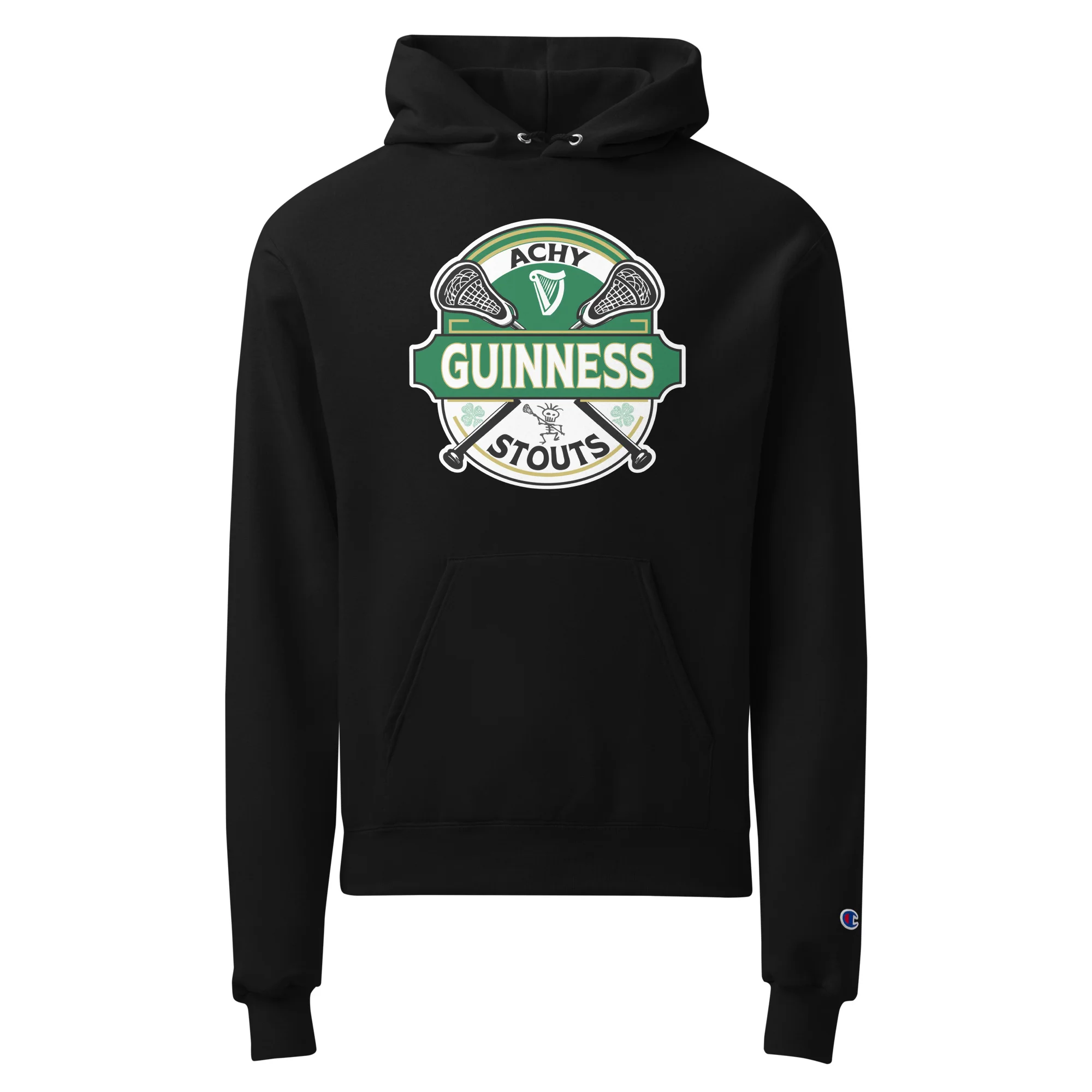 Green Unisex Champion hoodie