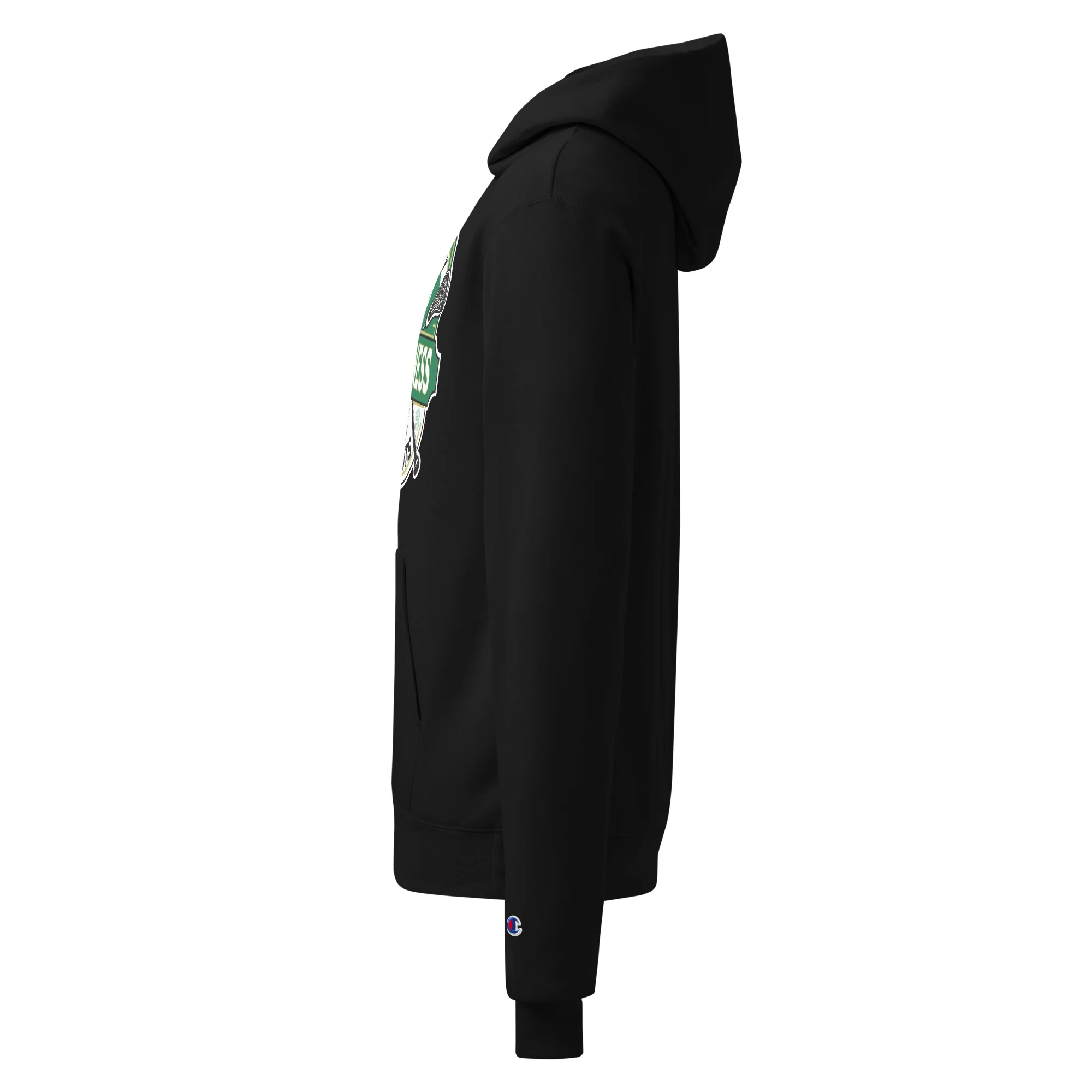 Green Unisex Champion hoodie - Image 3