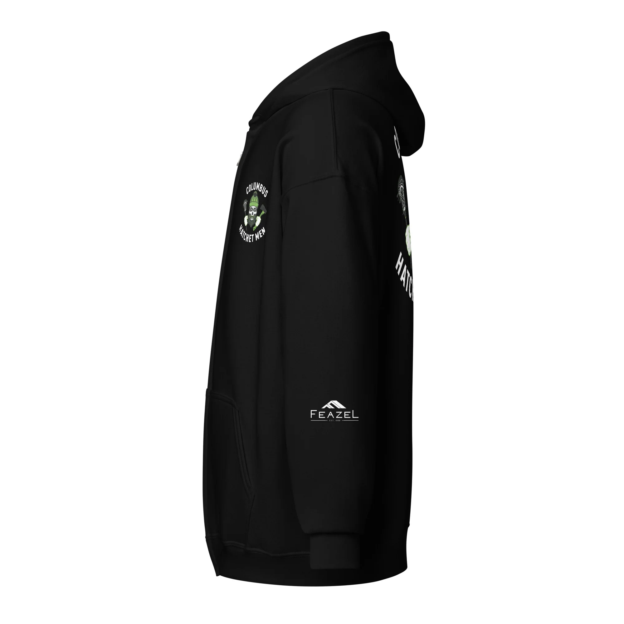 Hatchet Unisex heavy blend zip hoodie - Image 3