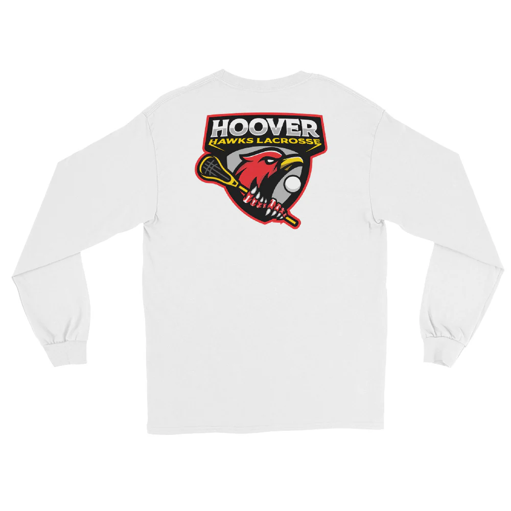 Hawks Men’s Long Sleeve Shirt - Image 6