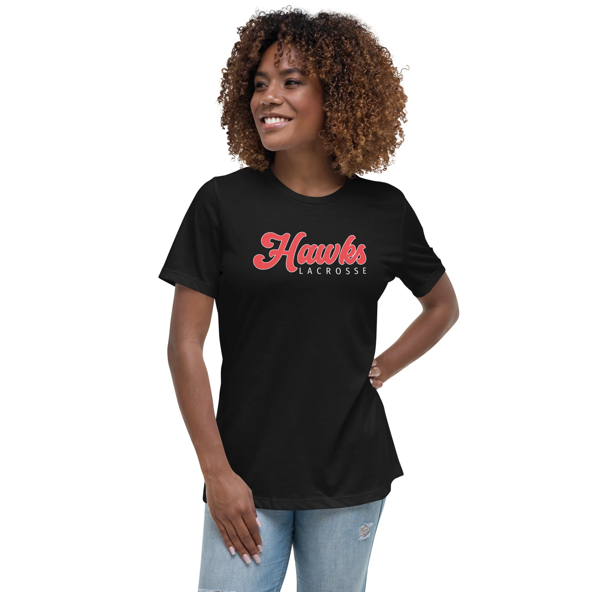 Hawks Women's Relaxed T-Shirt - Image 11