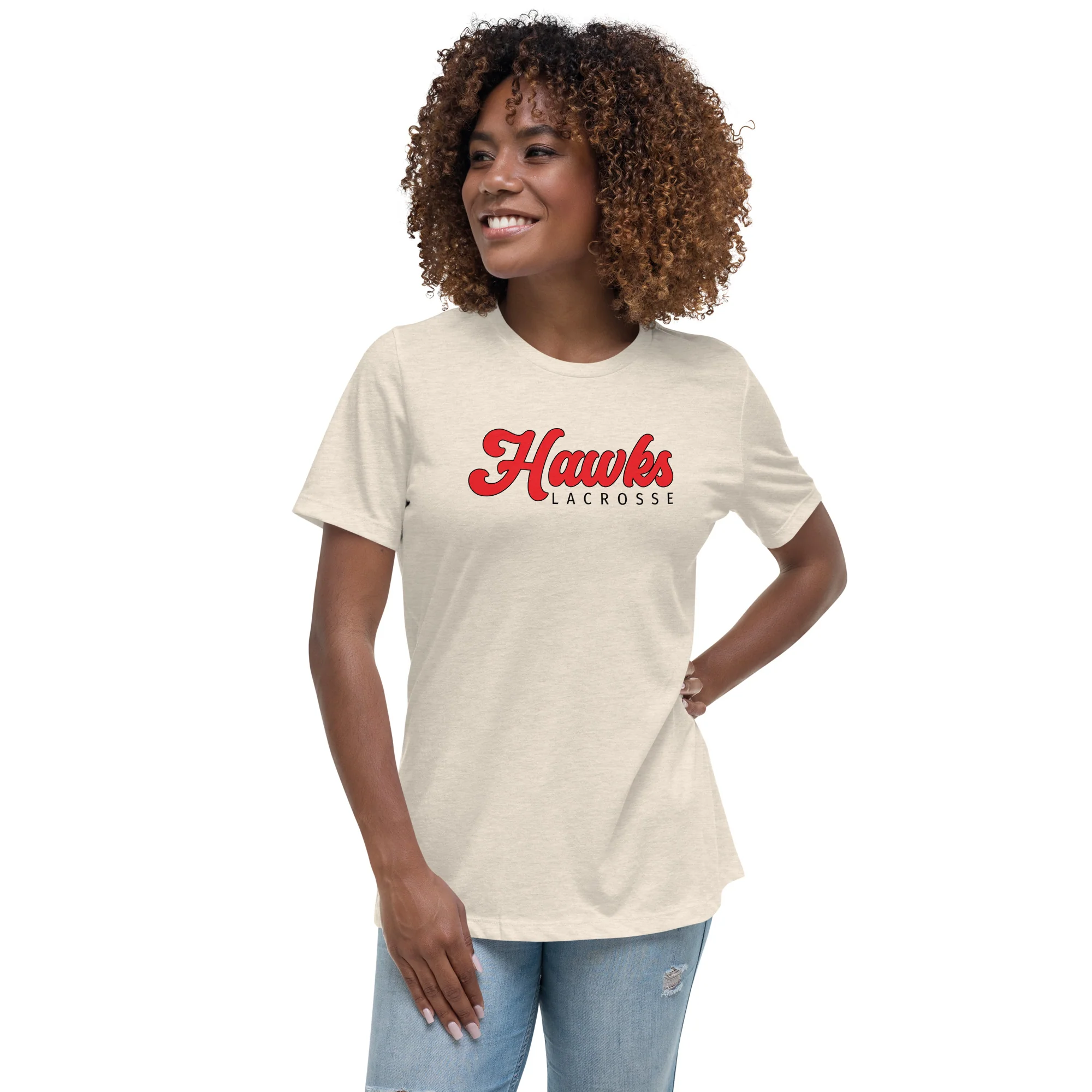 Hawks Women's Relaxed T-Shirt - Image 7