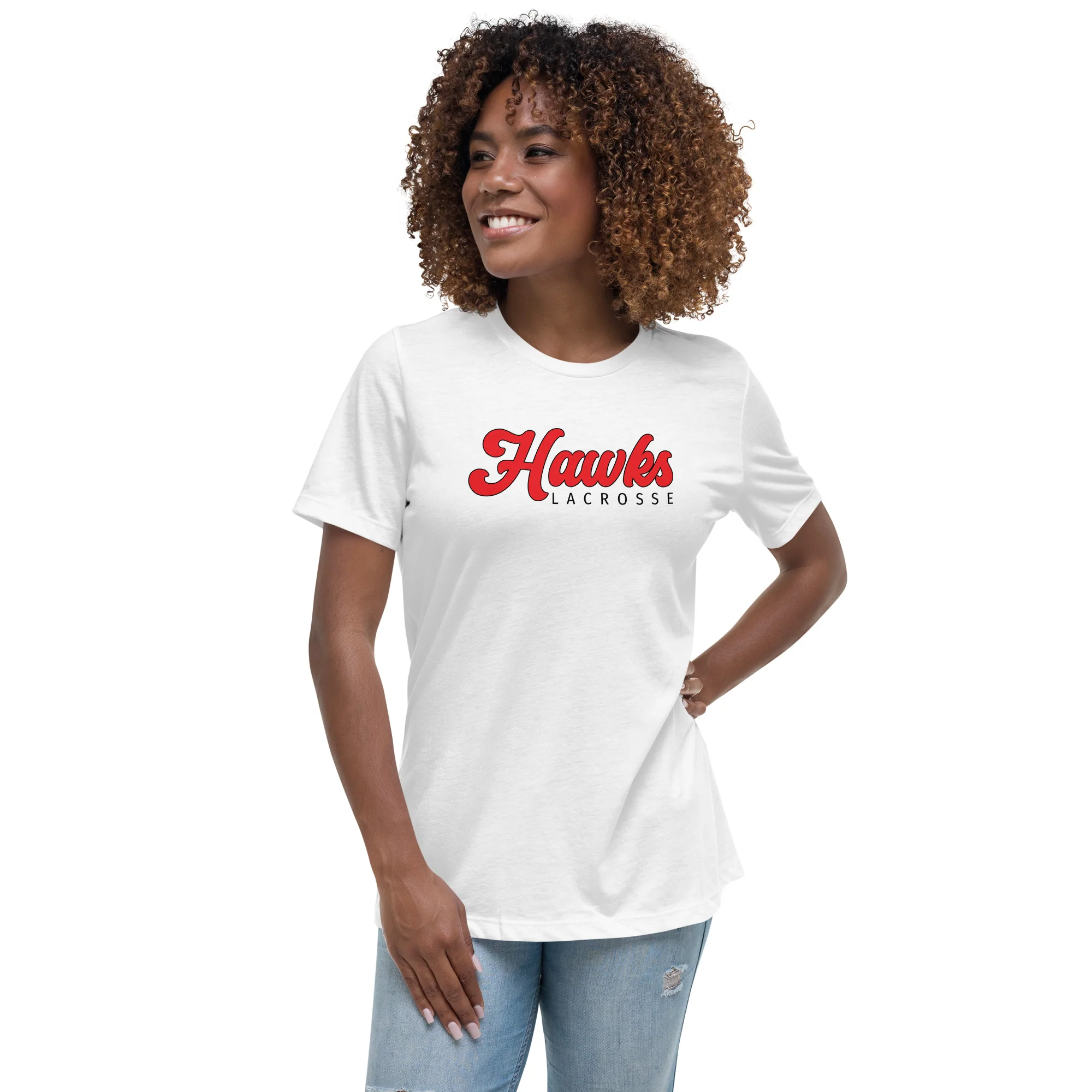 Hawks Women's Relaxed T-Shirt - Image 9