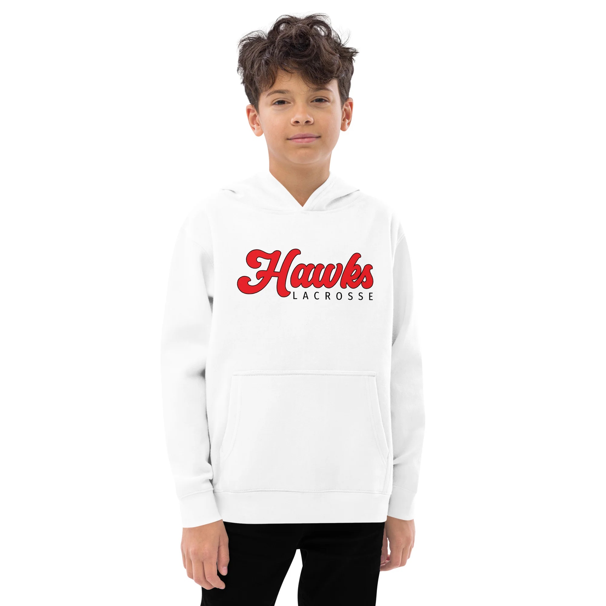 Hawks YOUTH Fleece Hoodie - Image 2