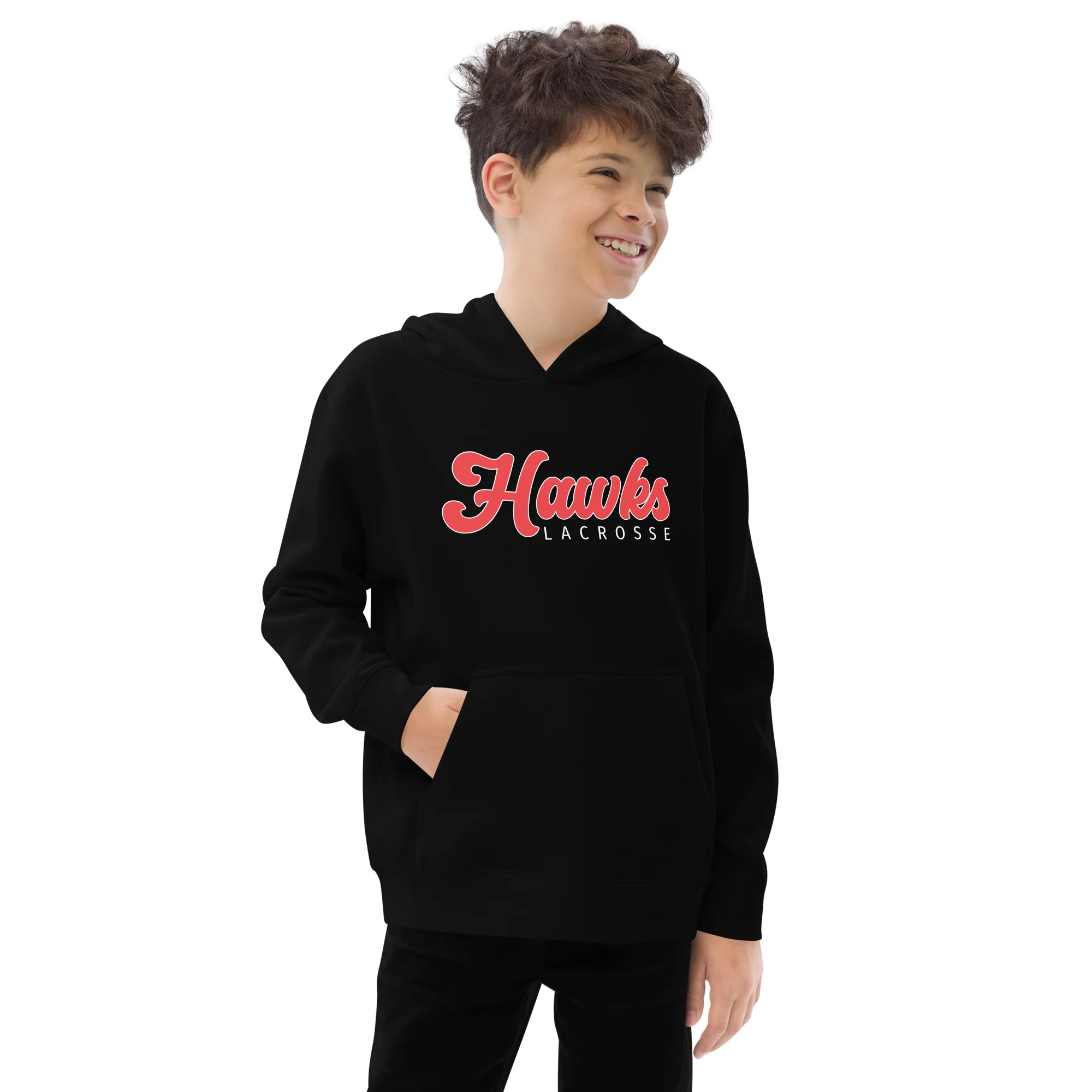 Hawks YOUTH Fleece Hoodie - Image 4
