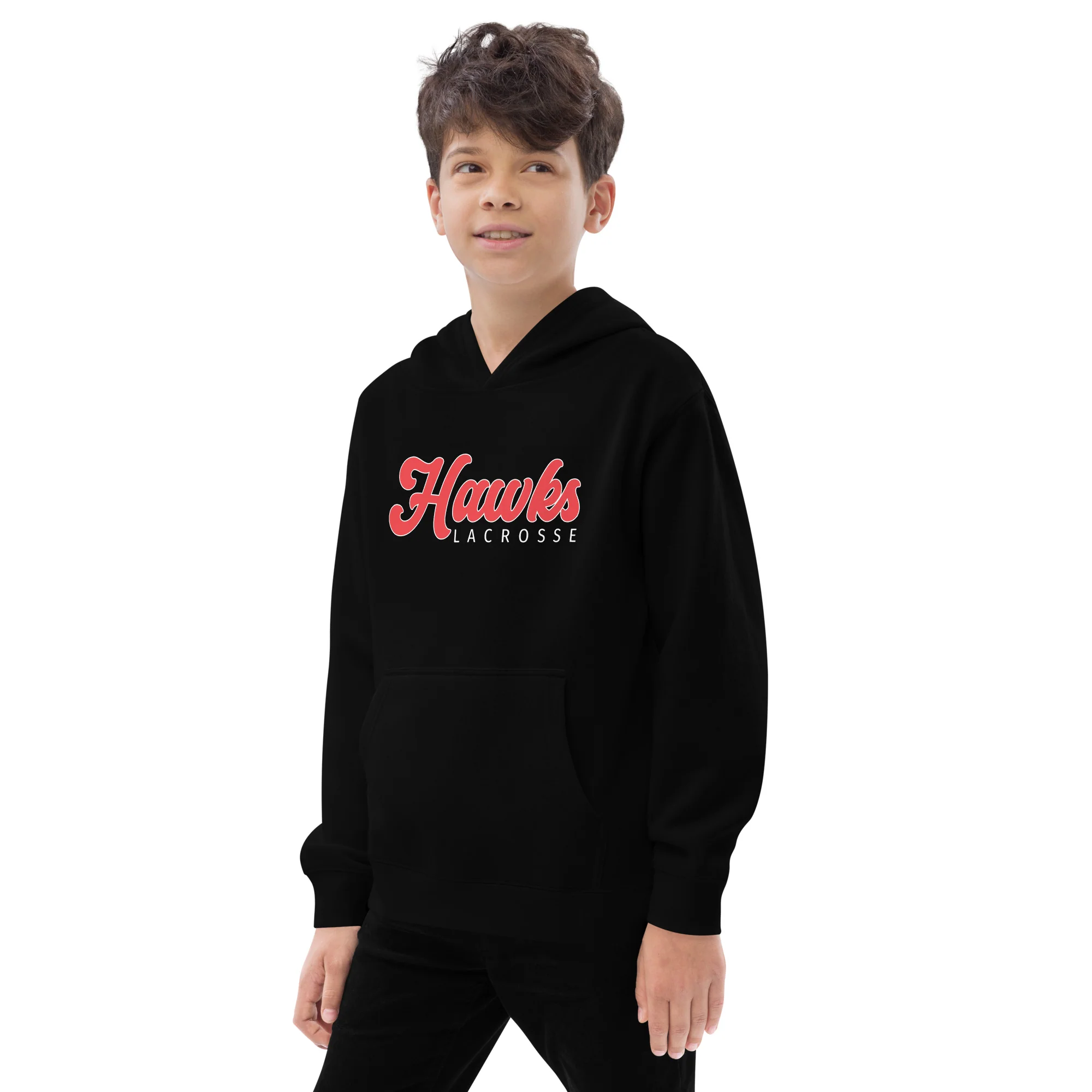 Hawks YOUTH Fleece Hoodie - Image 5