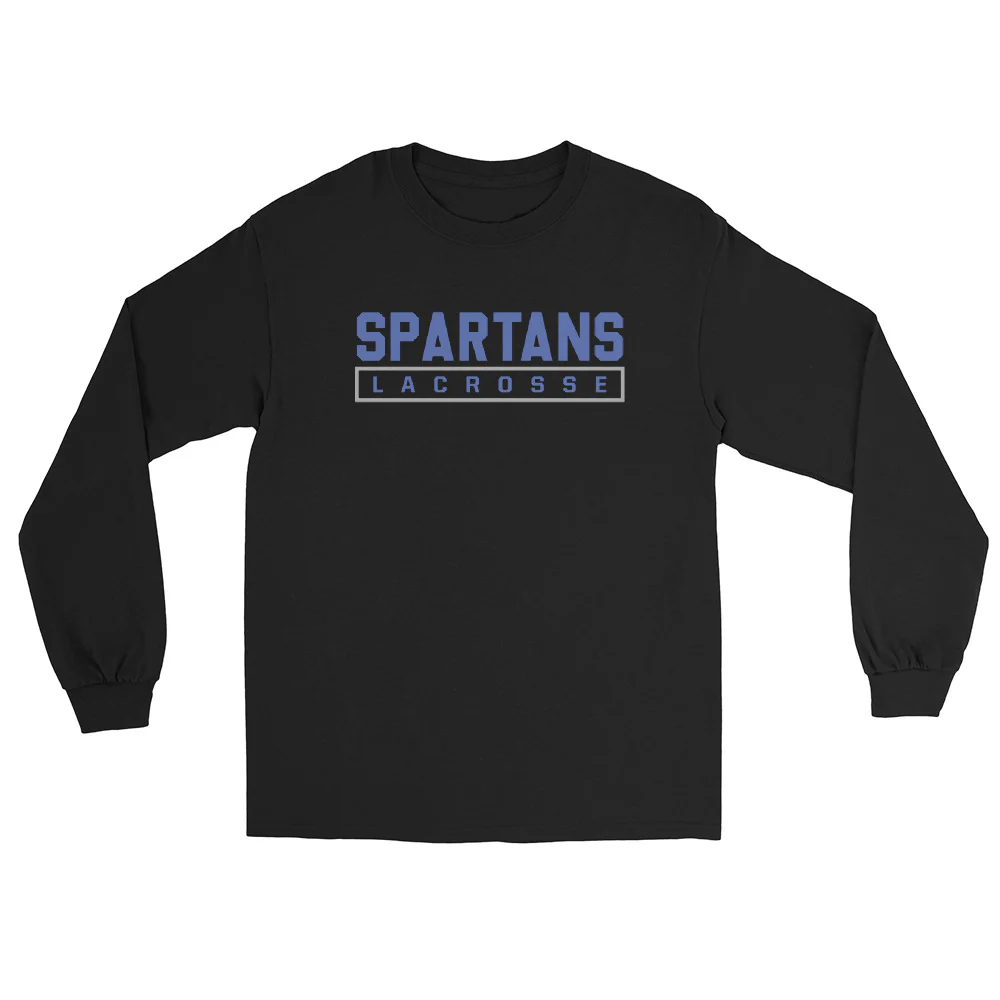Hempfield Text Men’s Long Sleeve Shirt - Image 2