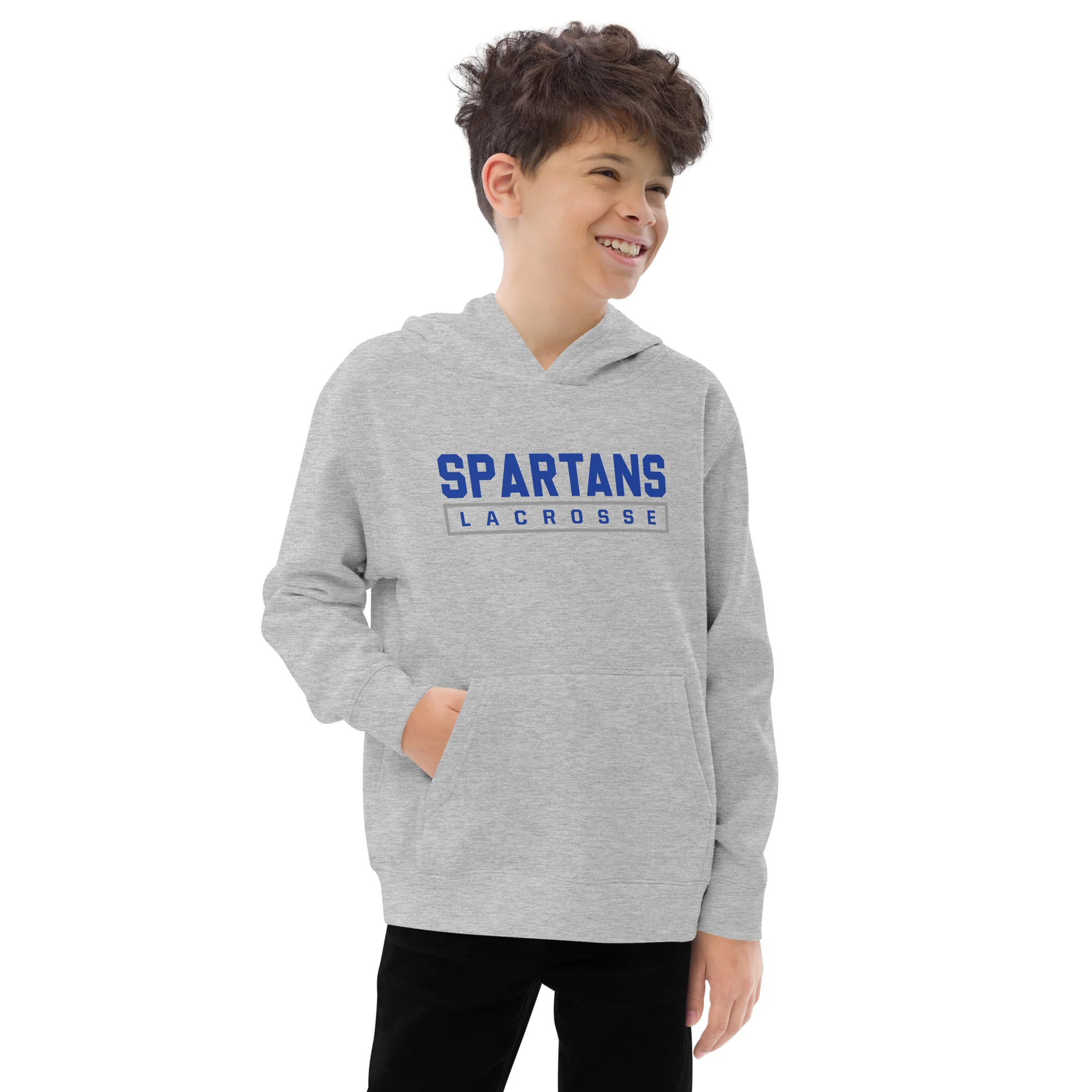Hempfield Text Youth Fleece Hoodie - Image 2
