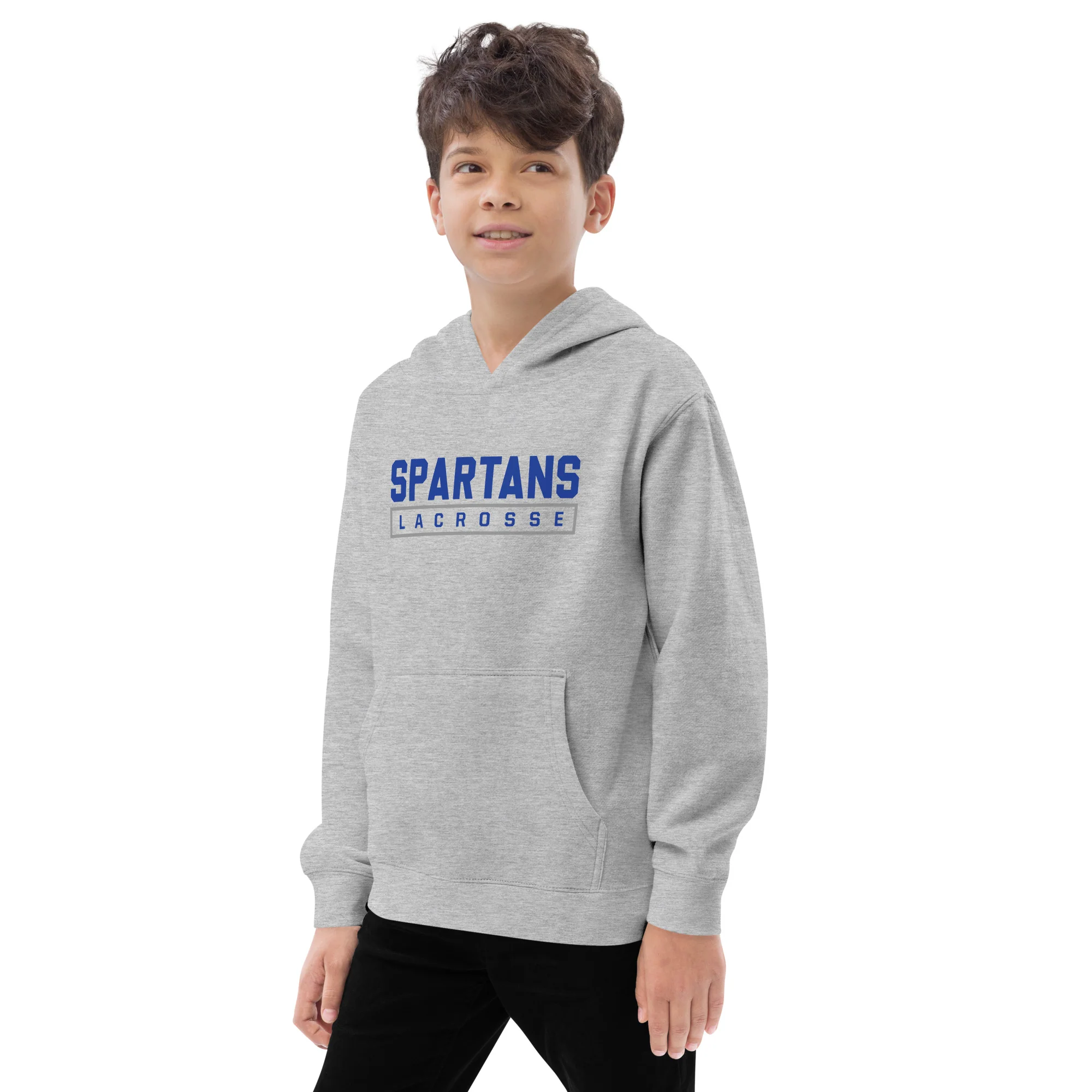 Hempfield Text Youth Fleece Hoodie - Image 3