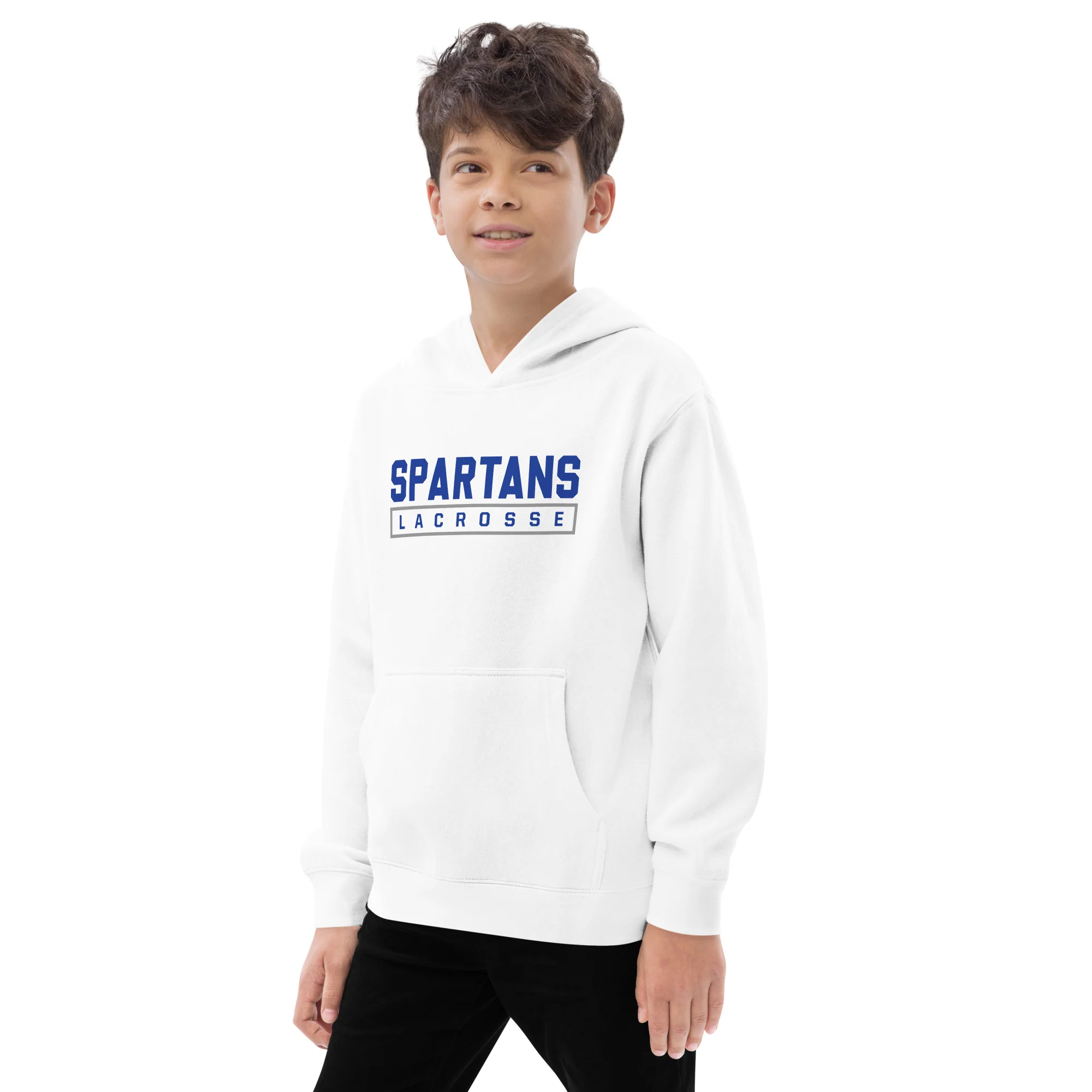 Hempfield Text Youth Fleece Hoodie - Image 6