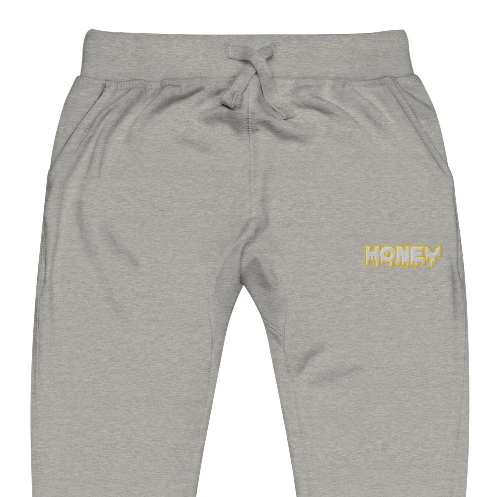 Honey Unisex Fleece Sweatpants - Image 4